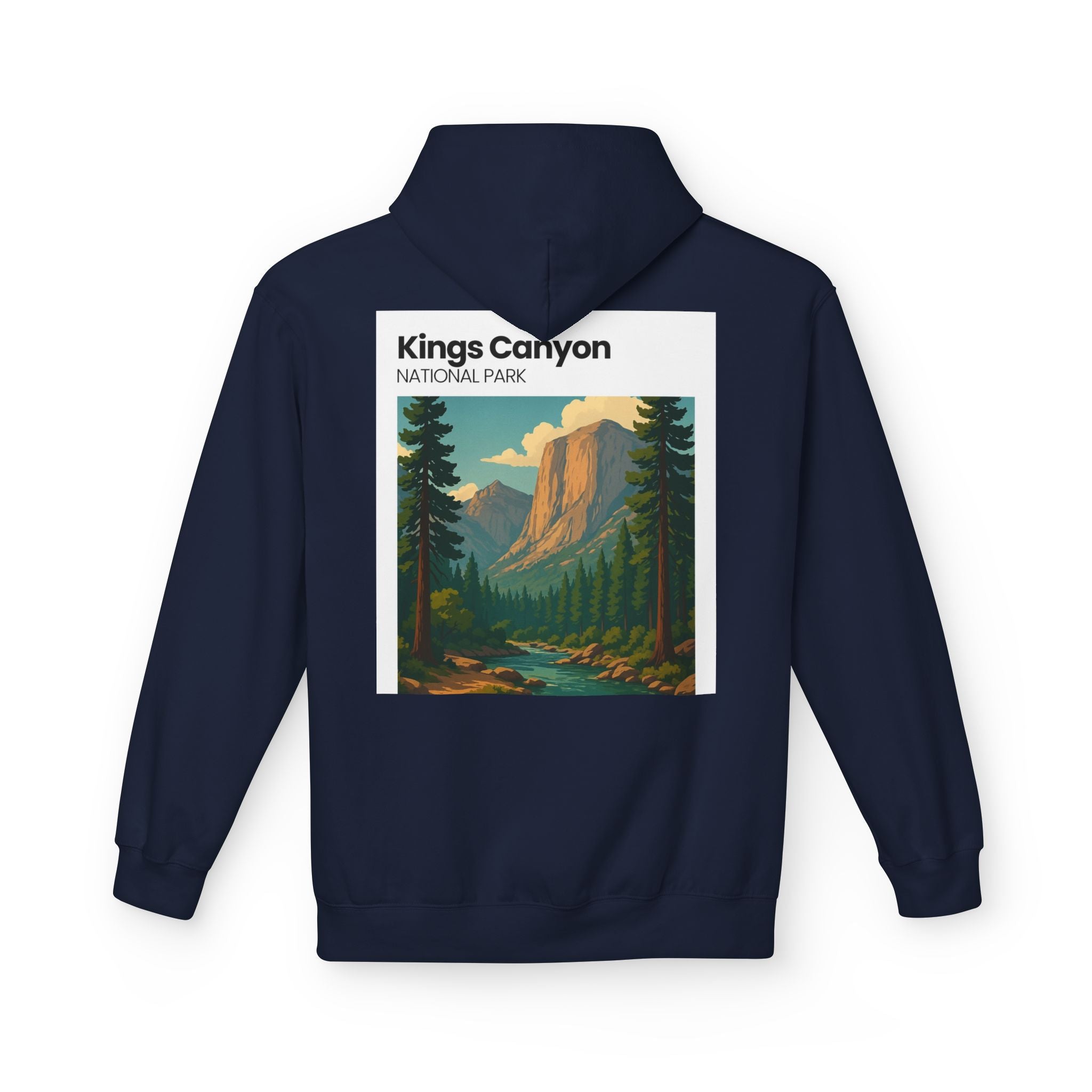 Kings Canyon National Park Hoodie | Vintage Landscape Graphic