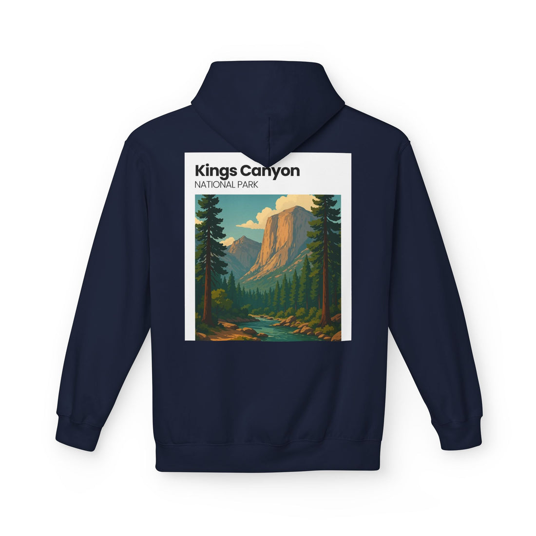Kings Canyon National Park Hoodie | Vintage Landscape Graphic
