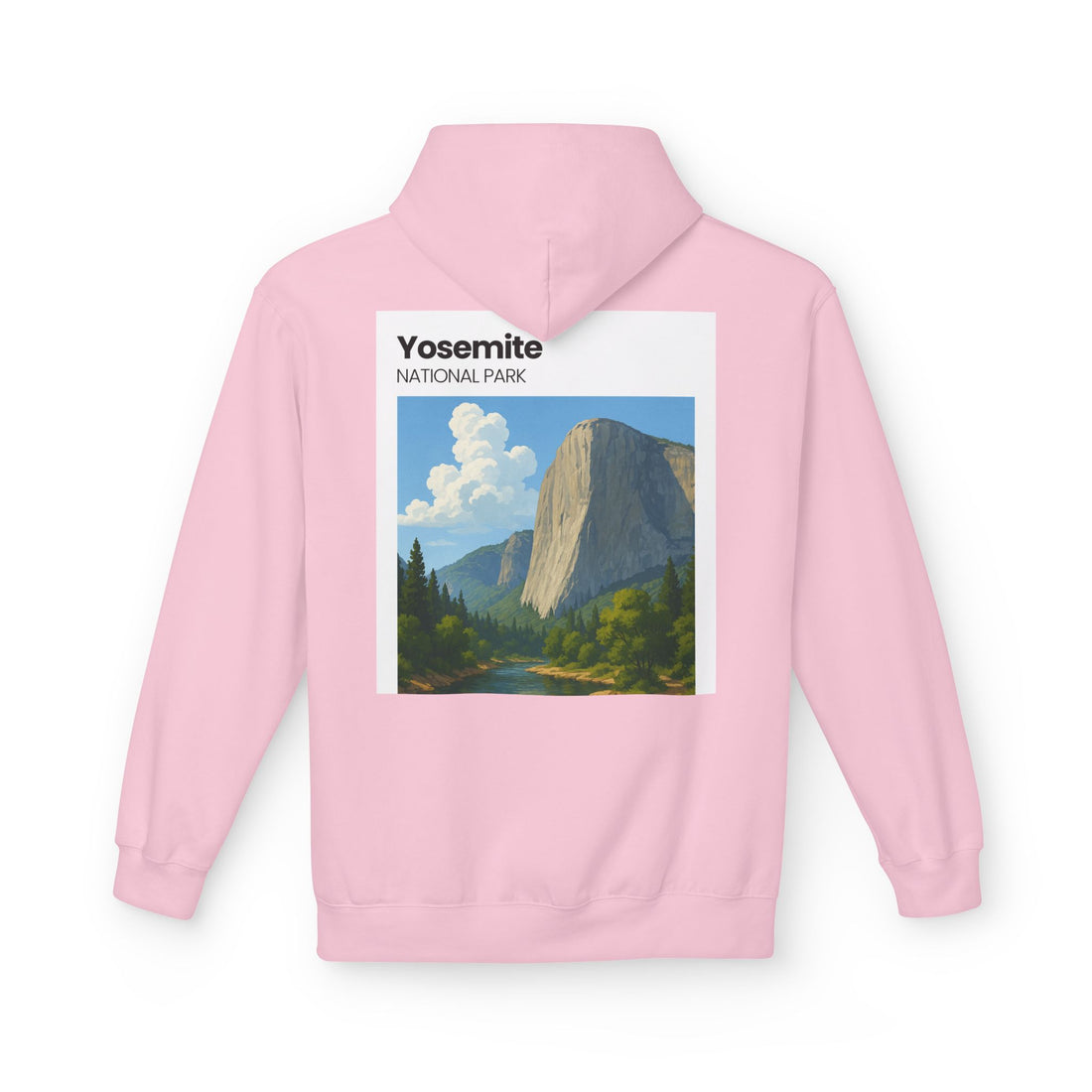 Yosemite National Park Half Dome Illustration Hoodie | National Park Travel Sweatshirt