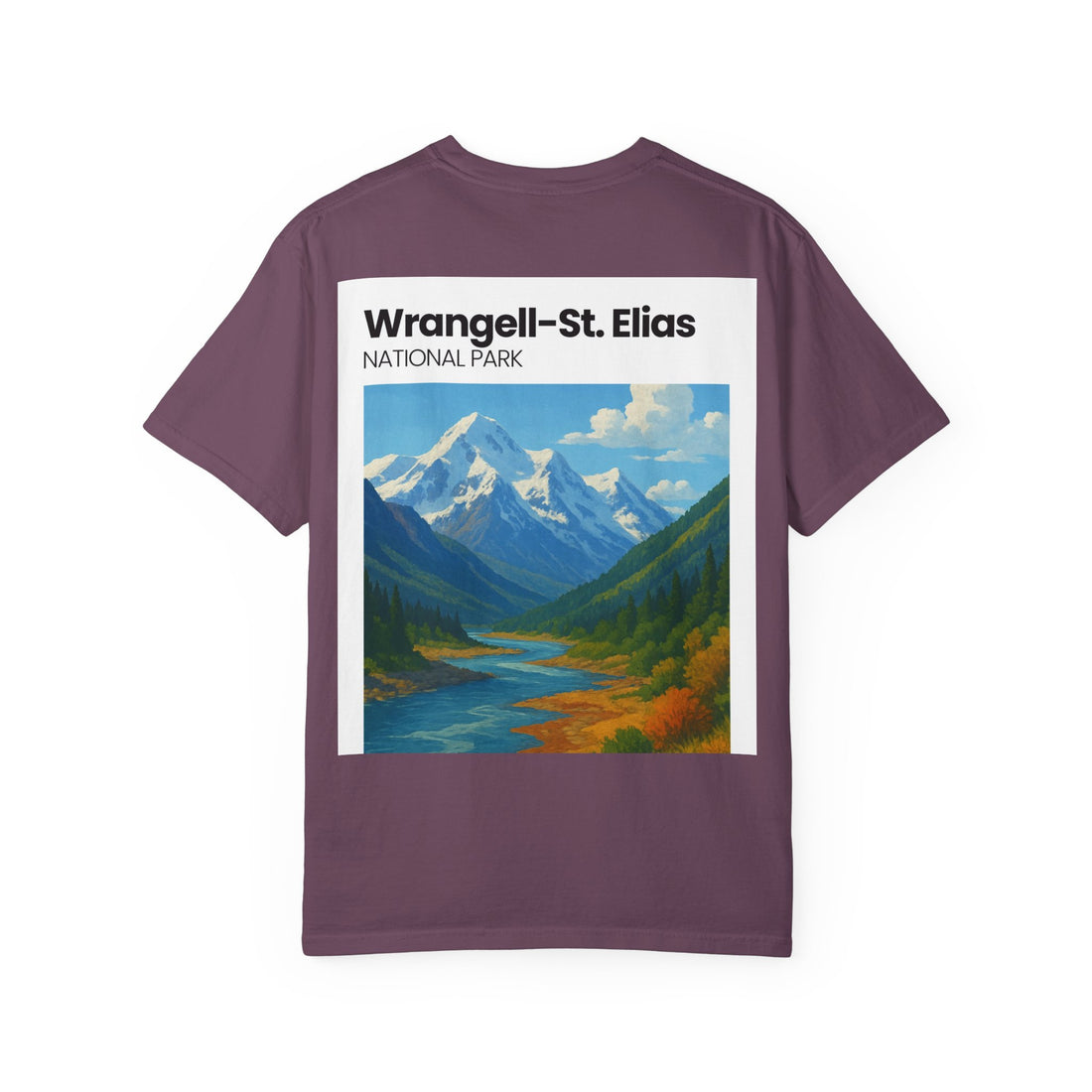 Wrangell-St. Elias National Park landscape T-Shirt | Mountain scenic tee