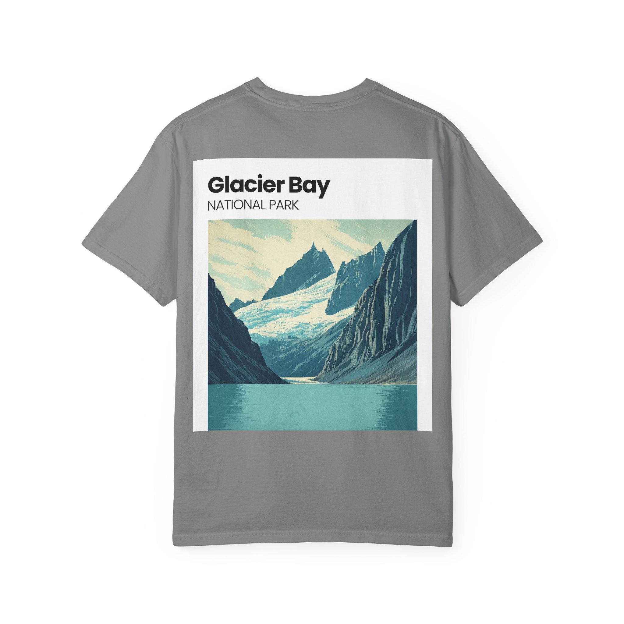 Glacier Bay National Park landscape T-shirt | Vintage mountain lake tee