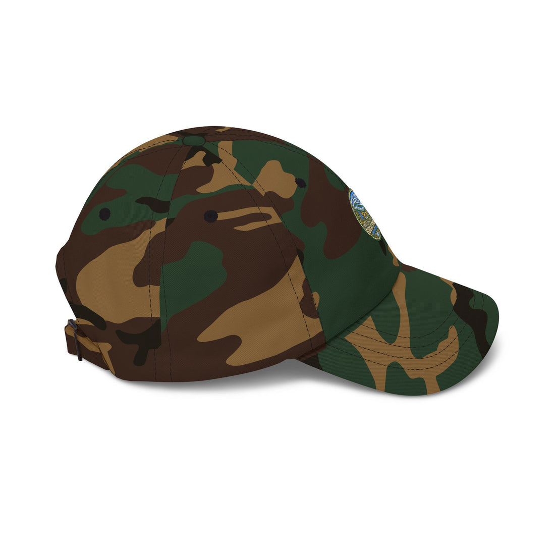 Great Smoky Mountains Wildflowers Round Logo Classic Dad Cap