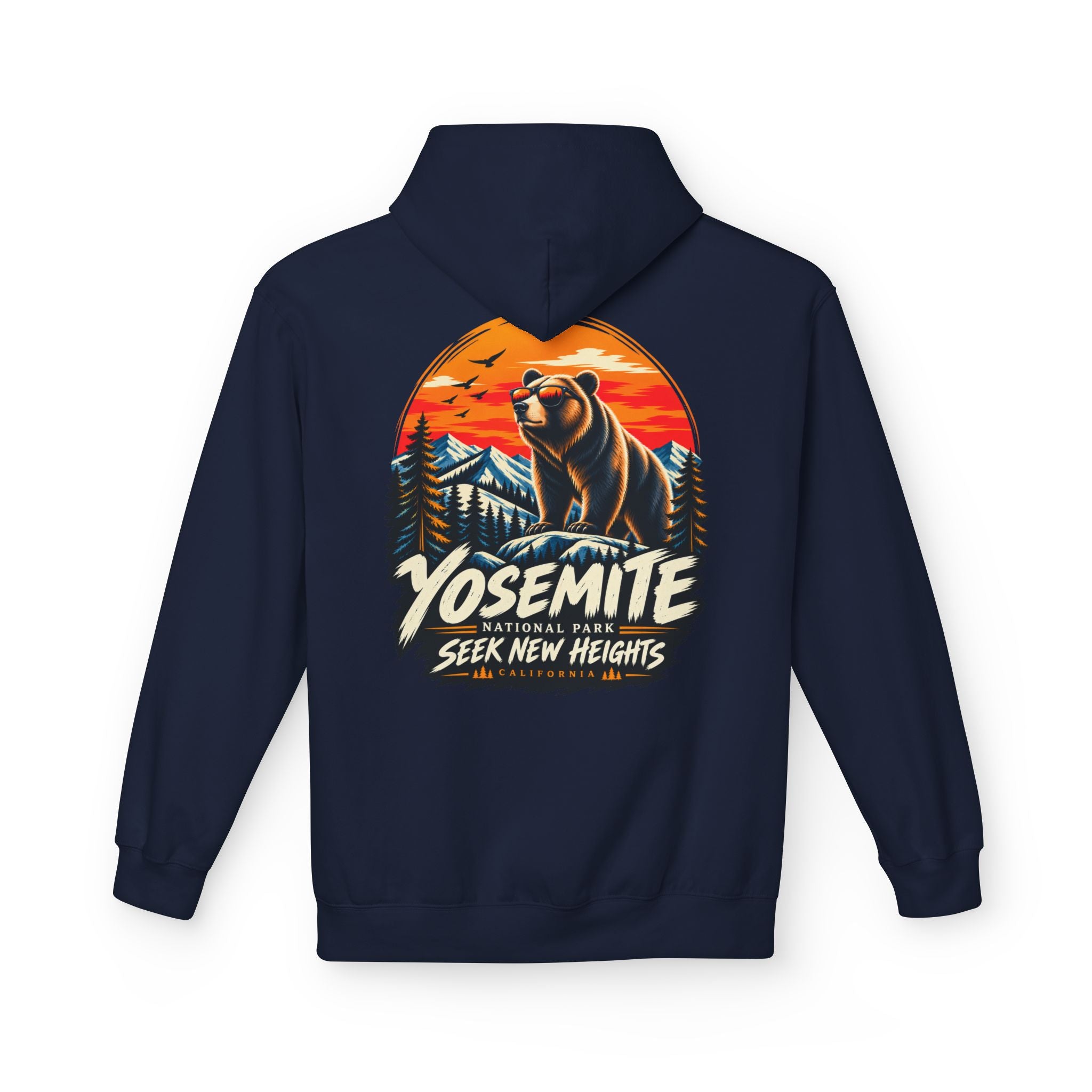 Yosemite National Park Black Bear – Seek New Heights Hoodie