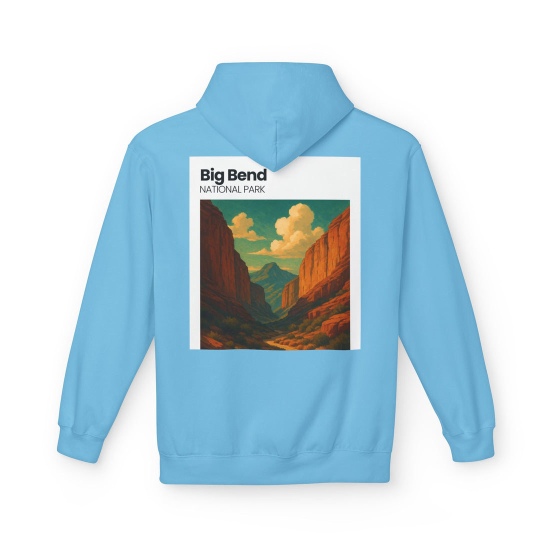 Big Bend National Park Hoodie | Vintage Canyon Landscape Print