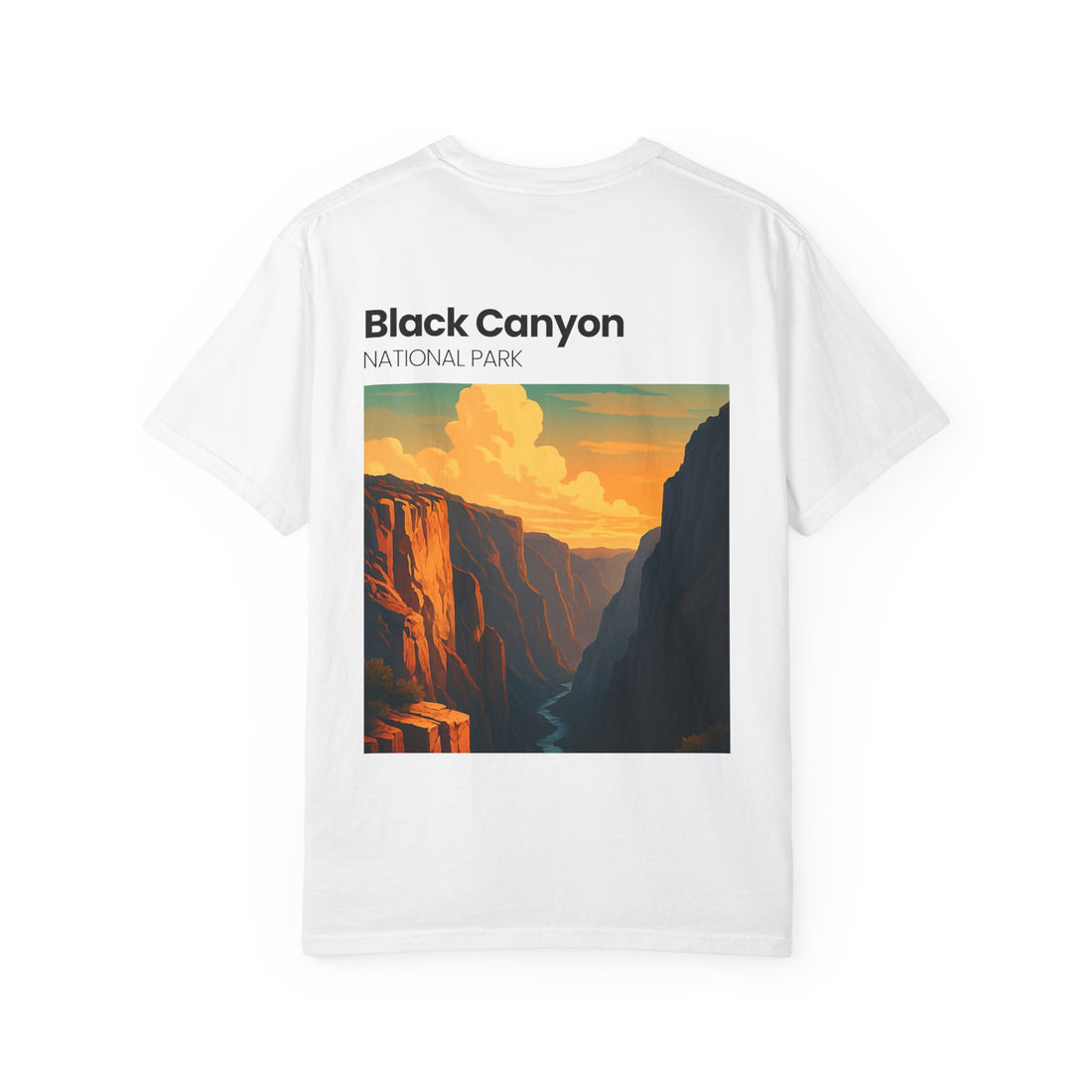 Black Canyon National Park landscape T-Shirt | Canyon Sunset Vista design