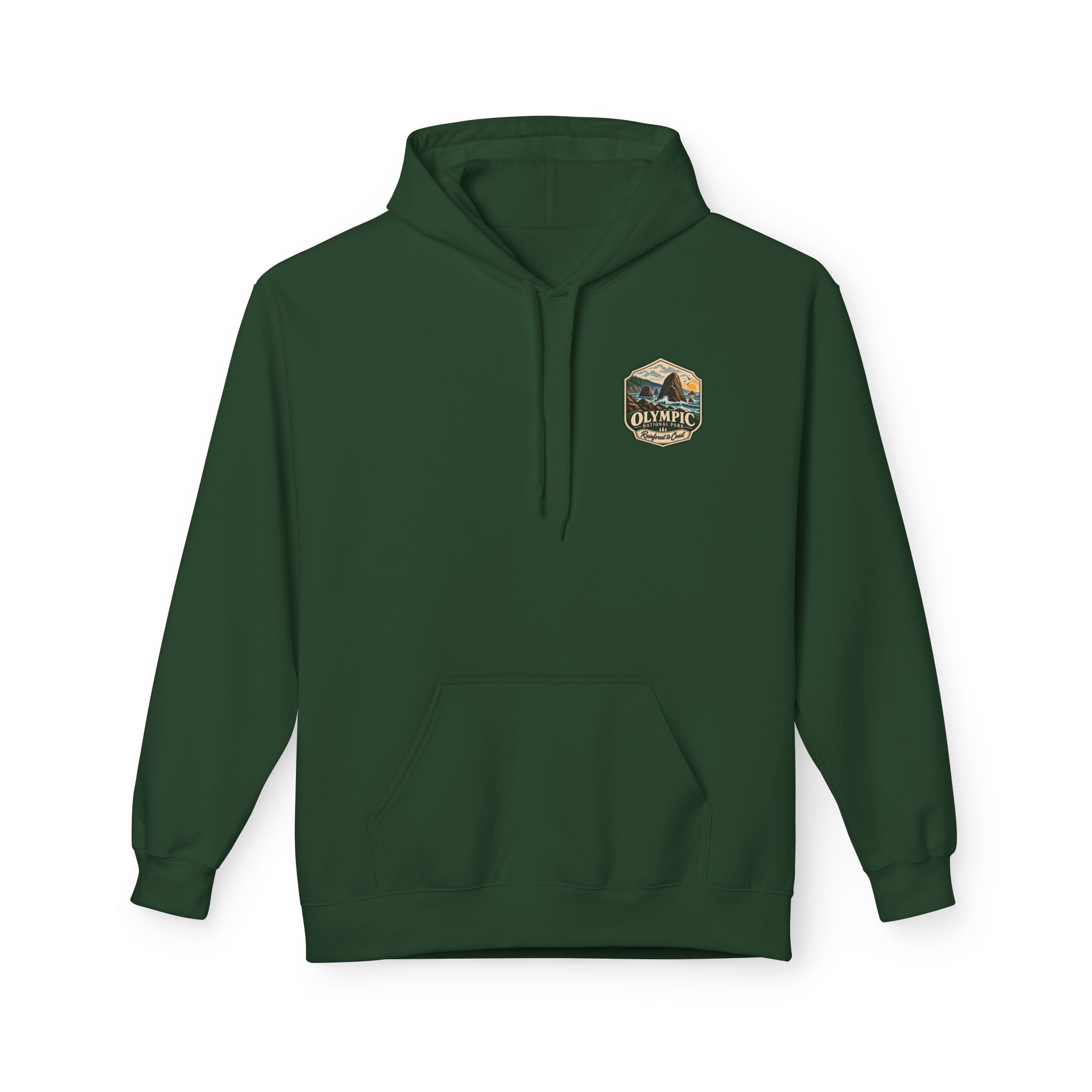 Olympic National Park Sea Stacks Graphic Hoodie