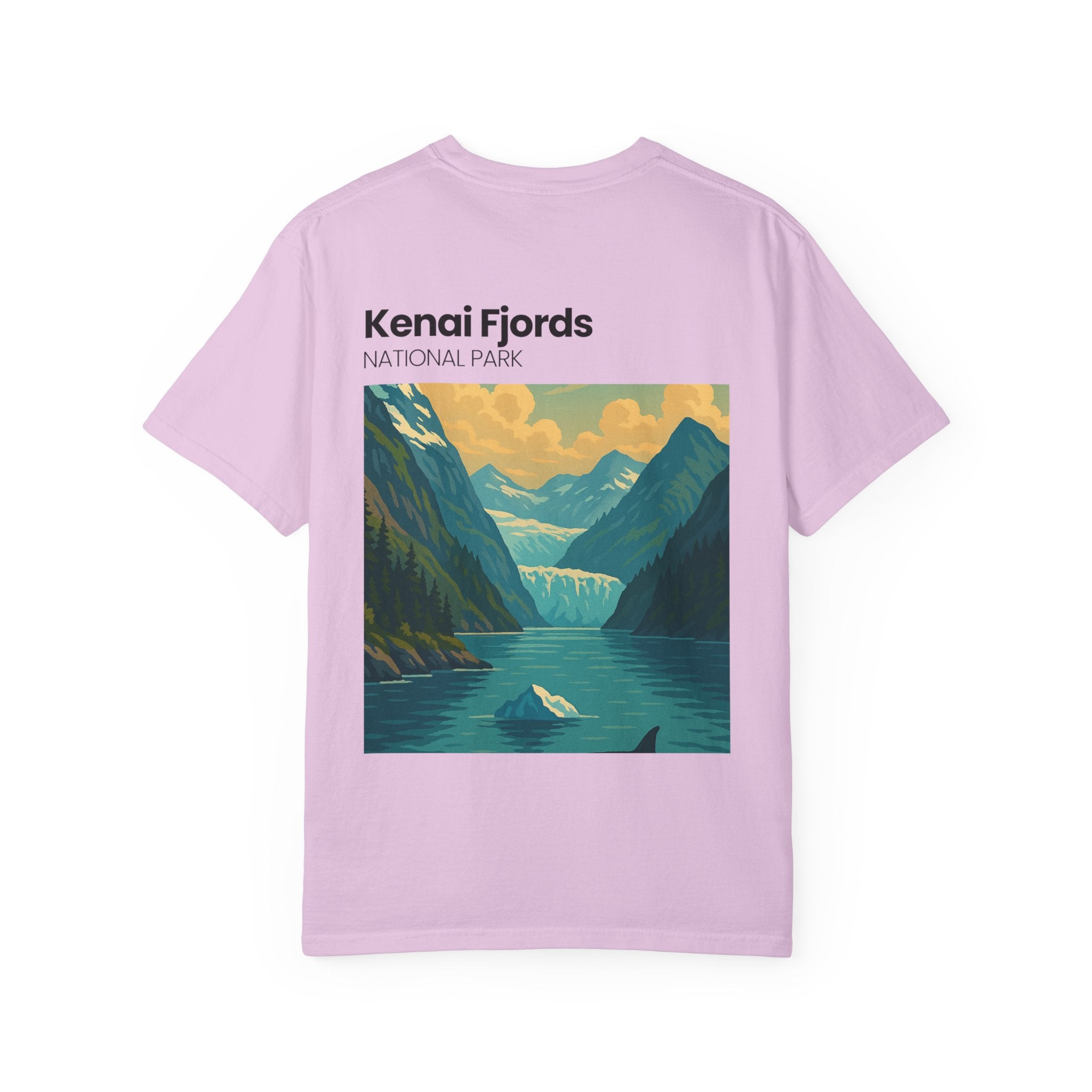 Kenai Fjords National Park Graphic T-shirt | Alaska Glacier Illustration