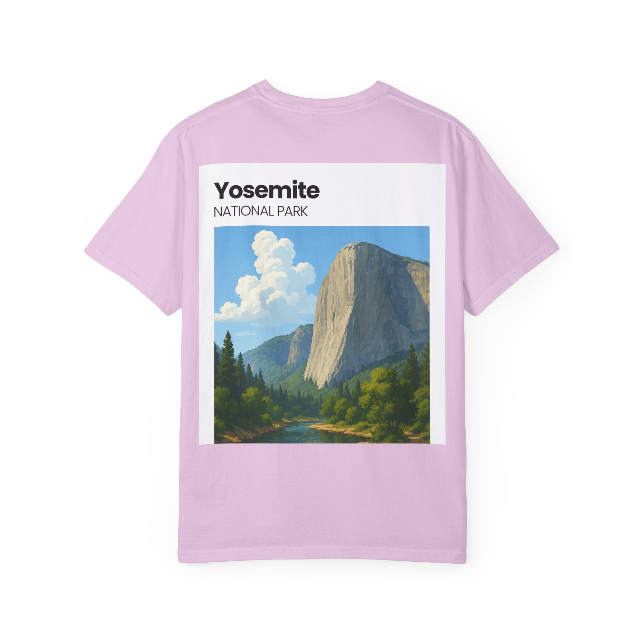 Yosemite National Park Half Dome Landscape T-Shirt | Vintage Park Poster Tee