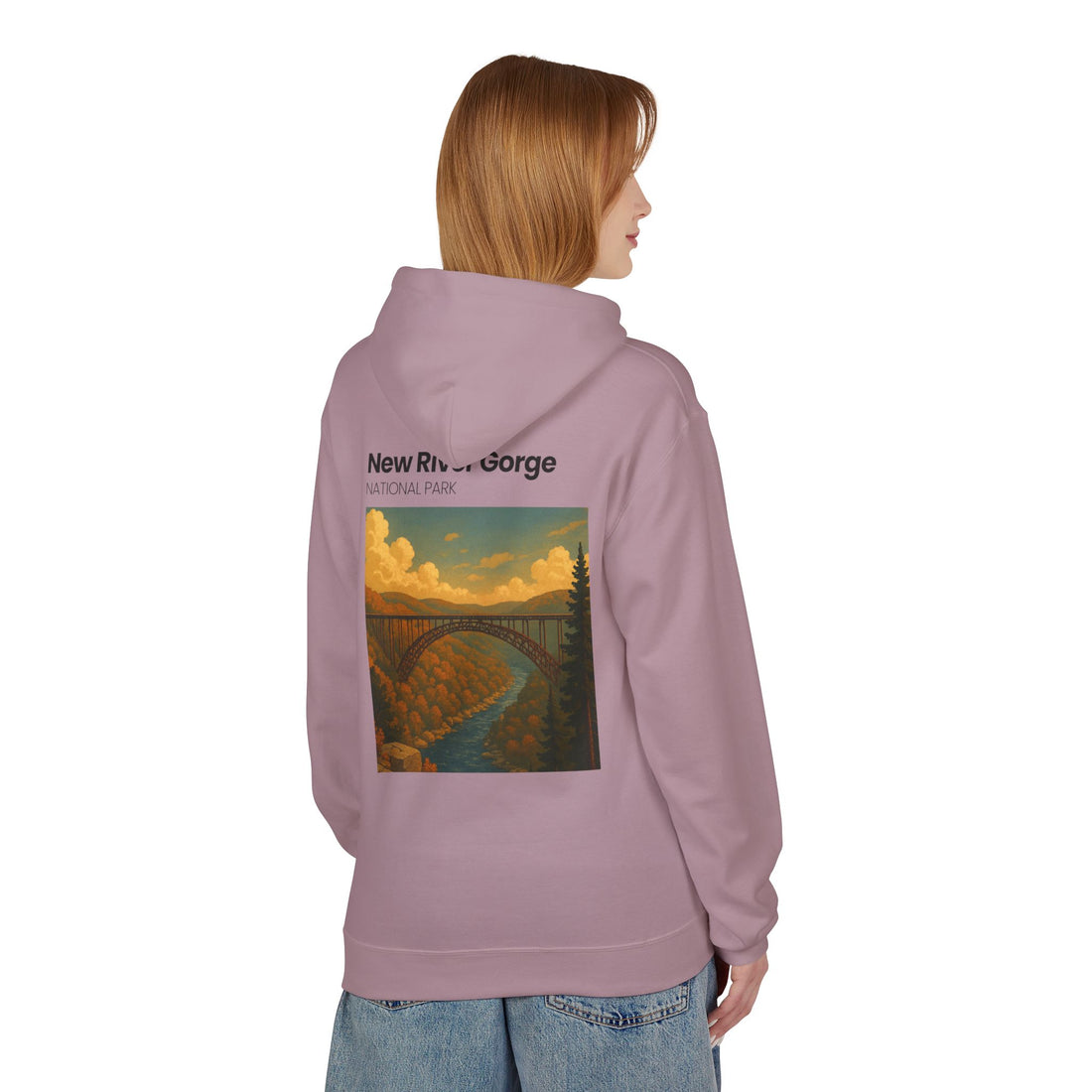 New River Gorge National Park hoodie | Scenic Bridge Landscape Pullover