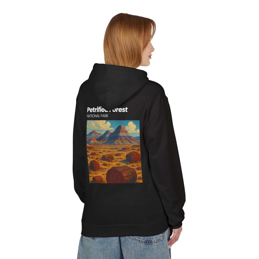 Petrified Forest National Park Hoodie | Vintage Desert Landscape