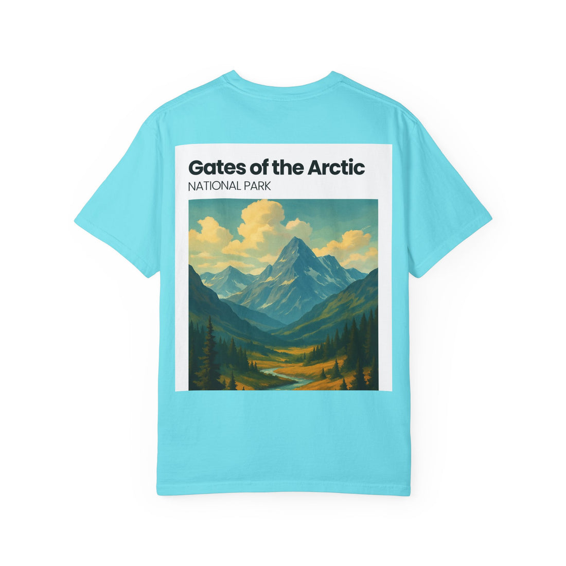 Gates of the Arctic Mountain Landscape T-shirt | National Park Poster Artwork