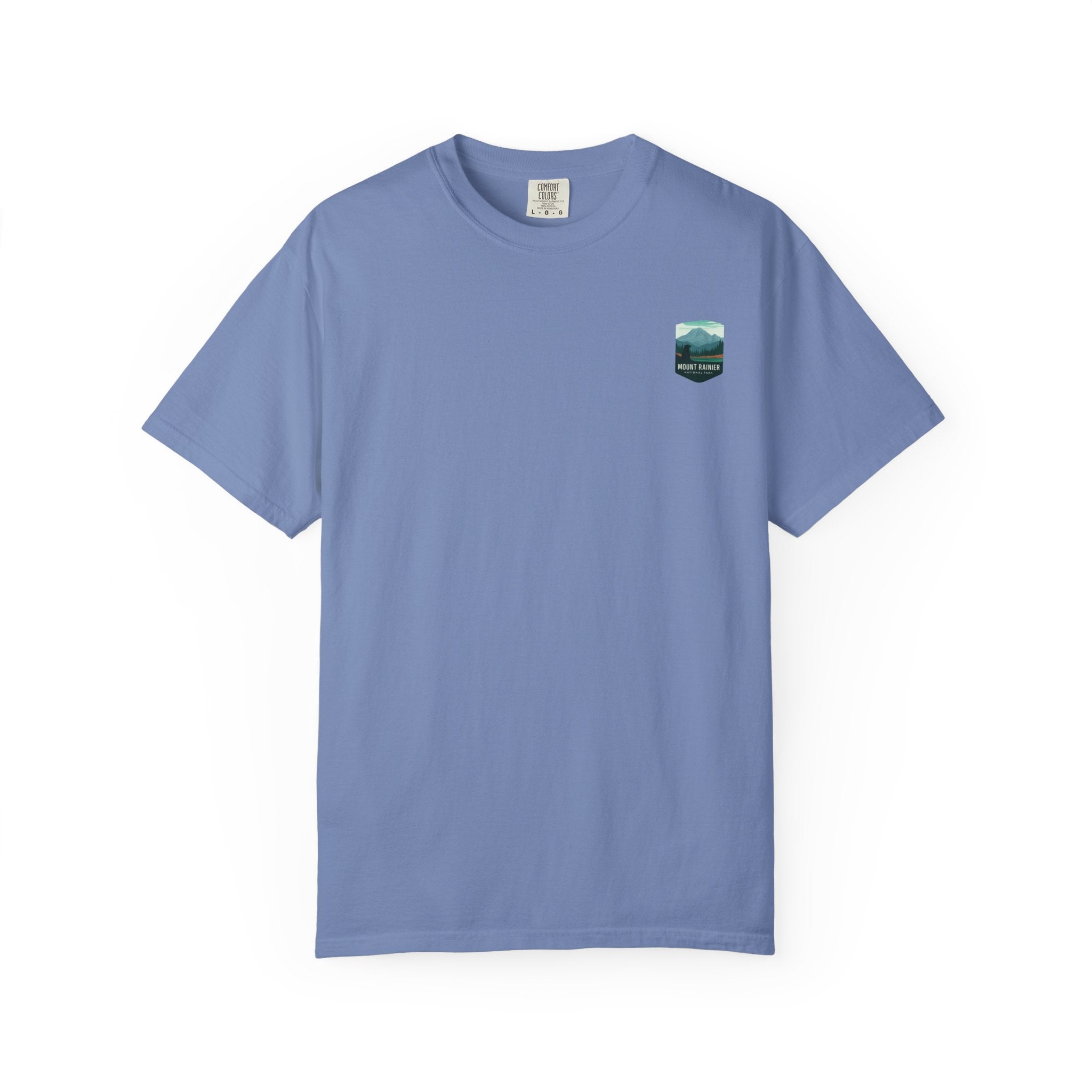 Mount Rainier National Park Poster T-Shirt | Vintage Landscape Graphic