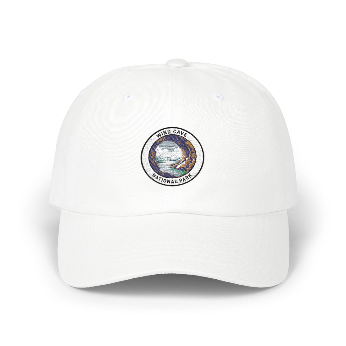 Vintage National Park Badge Dad Cap | Retro Earth Patch Hat