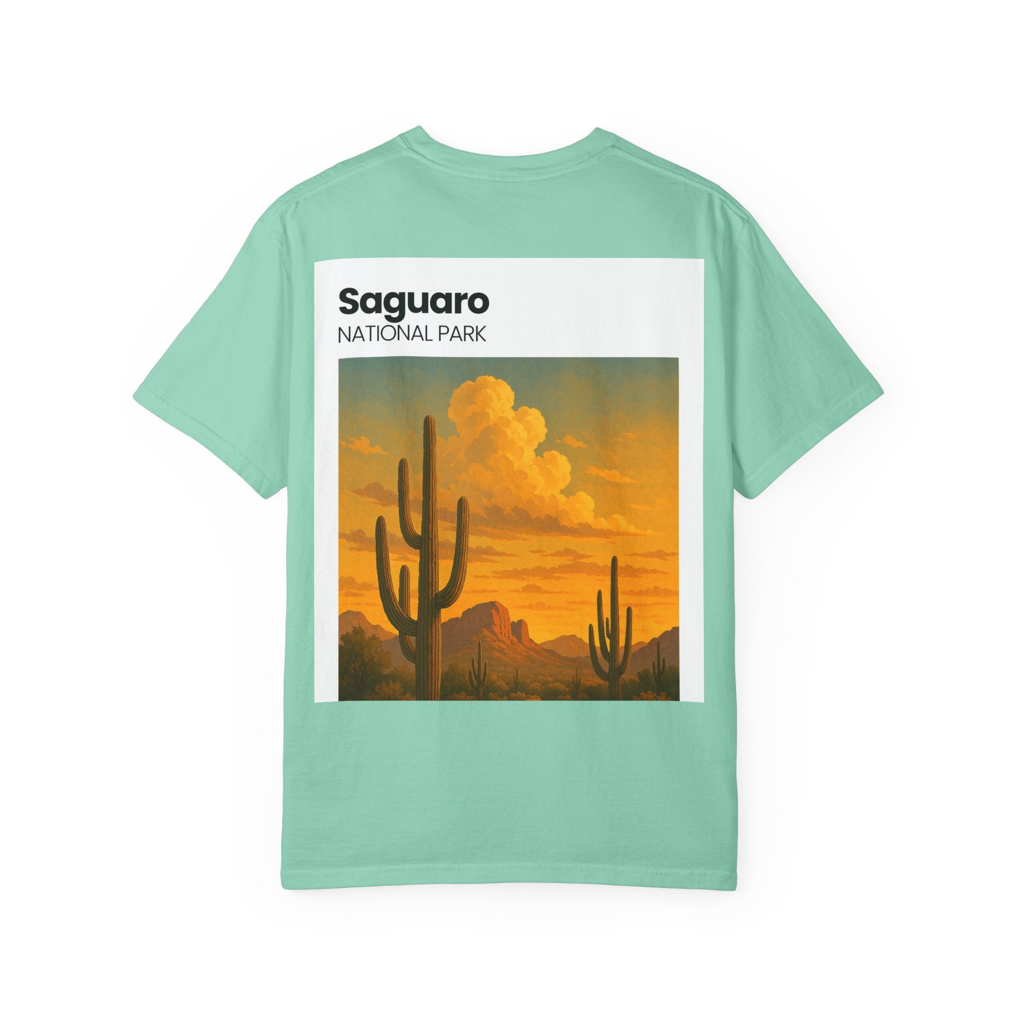 Saguaro National Park Sunset T-Shirt | Desert Cactus Graphic