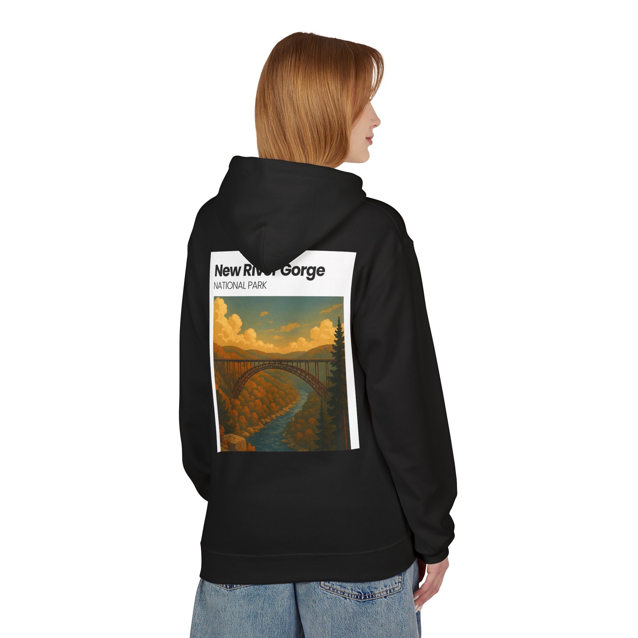New River Gorge National Park hoodie | Scenic Bridge Landscape Pullover