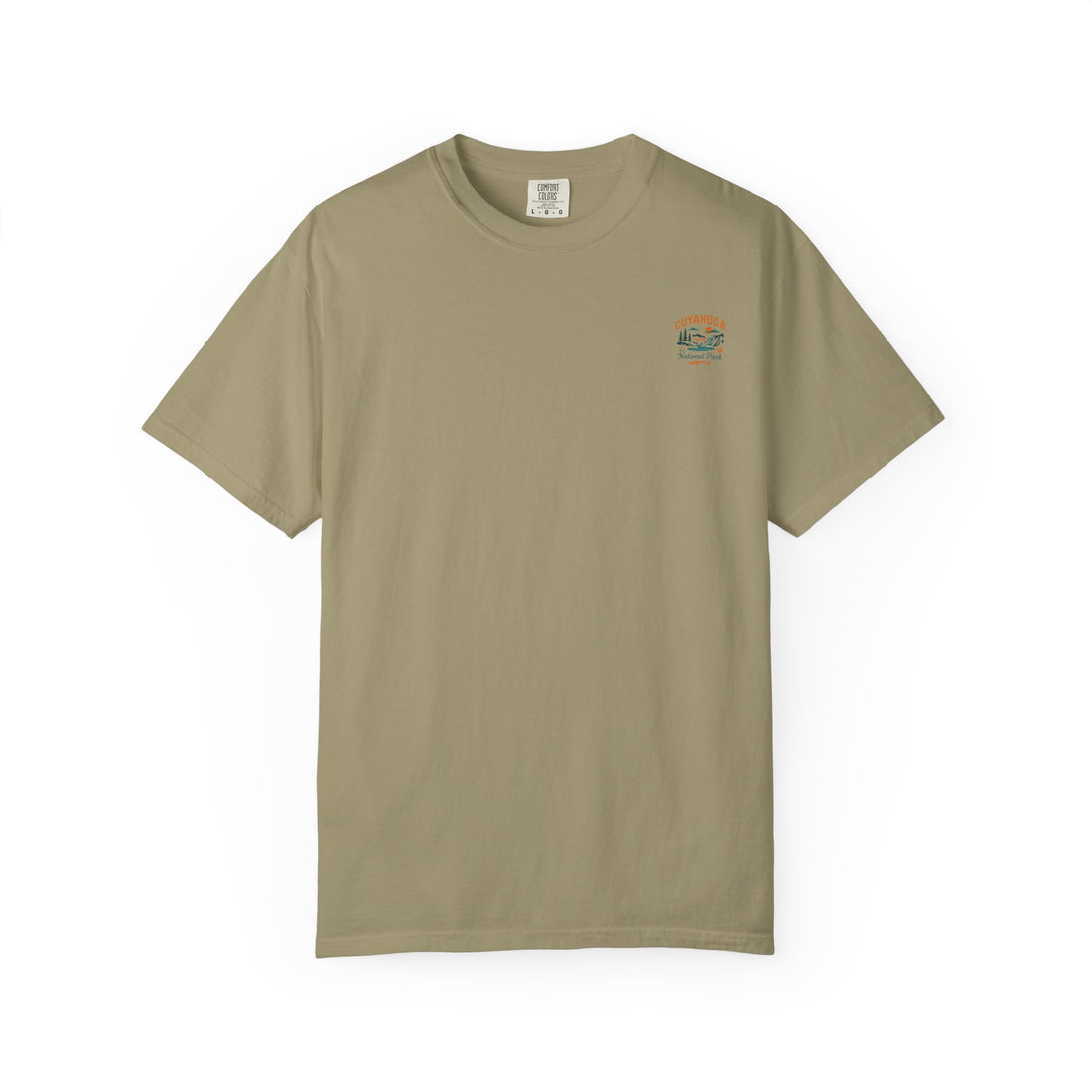 Cuyahoga Valley Waterfall Illustration T-Shirt | National Park Landscape