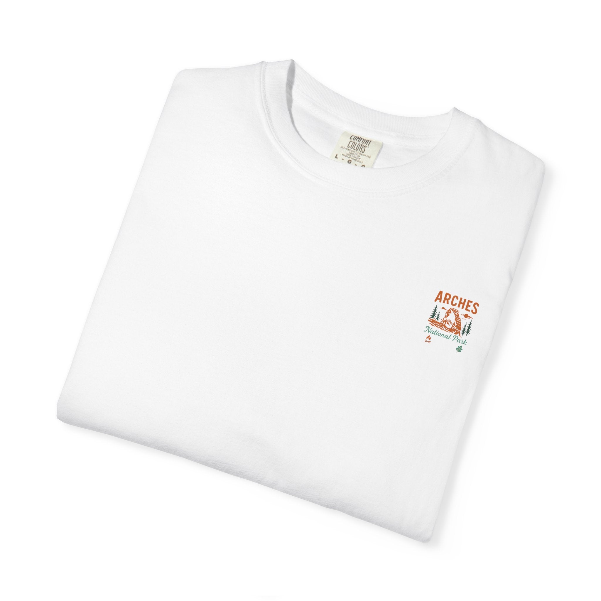 Hugging Dog Illustration T-Shirt | Small Chest Art