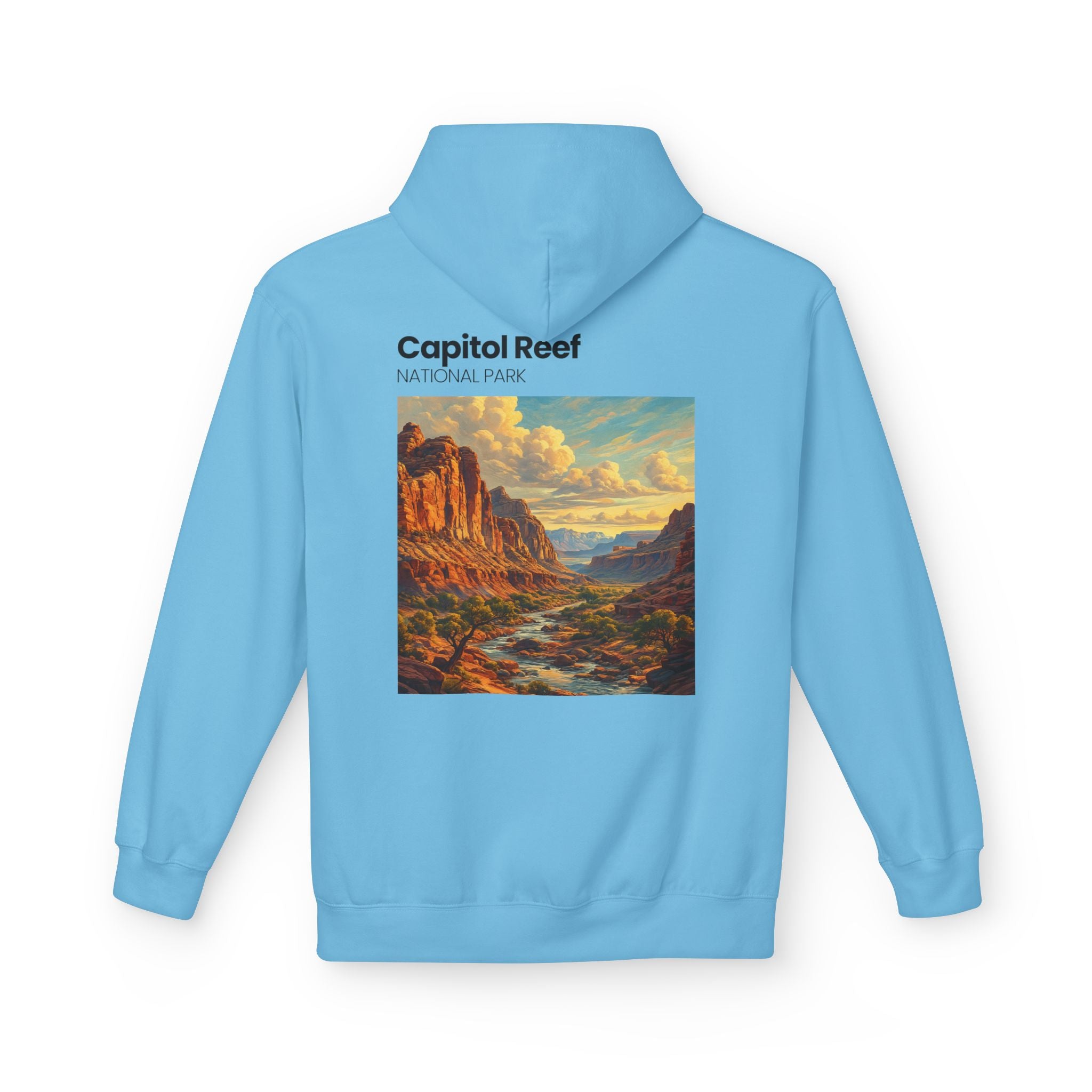 Capitol Reef National Park landscape Hoodie | Utah canyon scenic pullover
