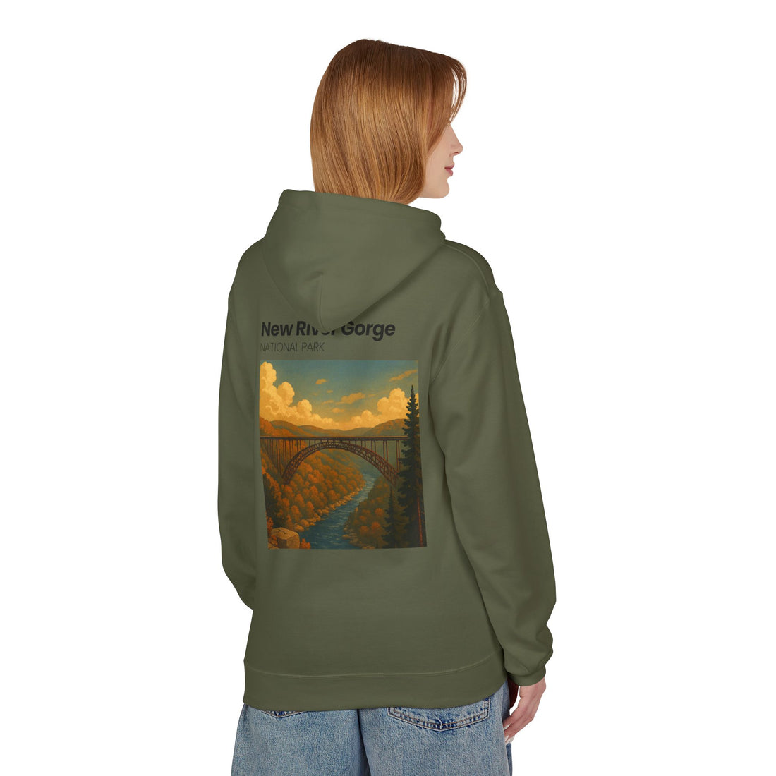 New River Gorge National Park hoodie | Scenic Bridge Landscape Pullover