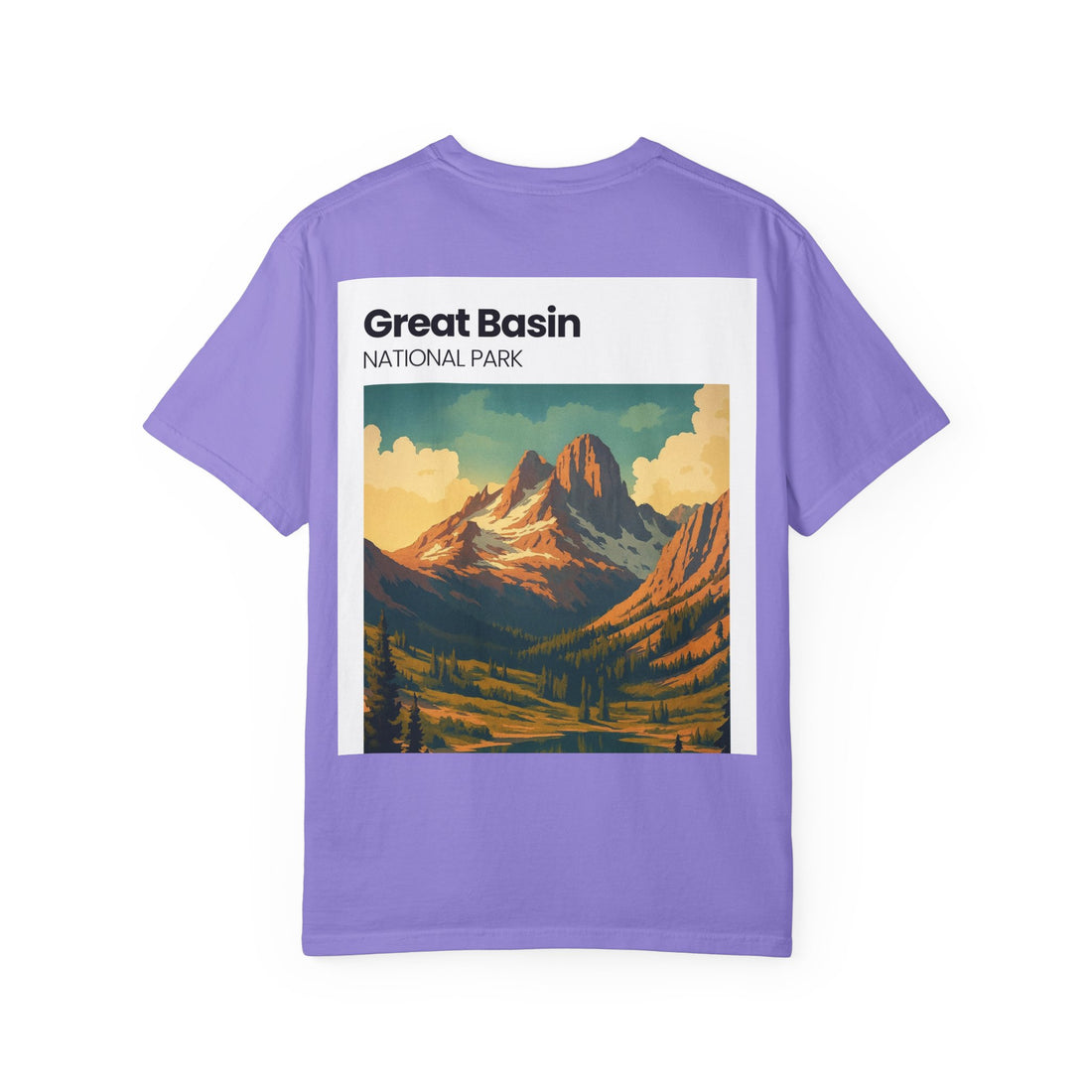 Great Basin National Park Landscape T-Shirt | Mountain Vintage Poster Tee
