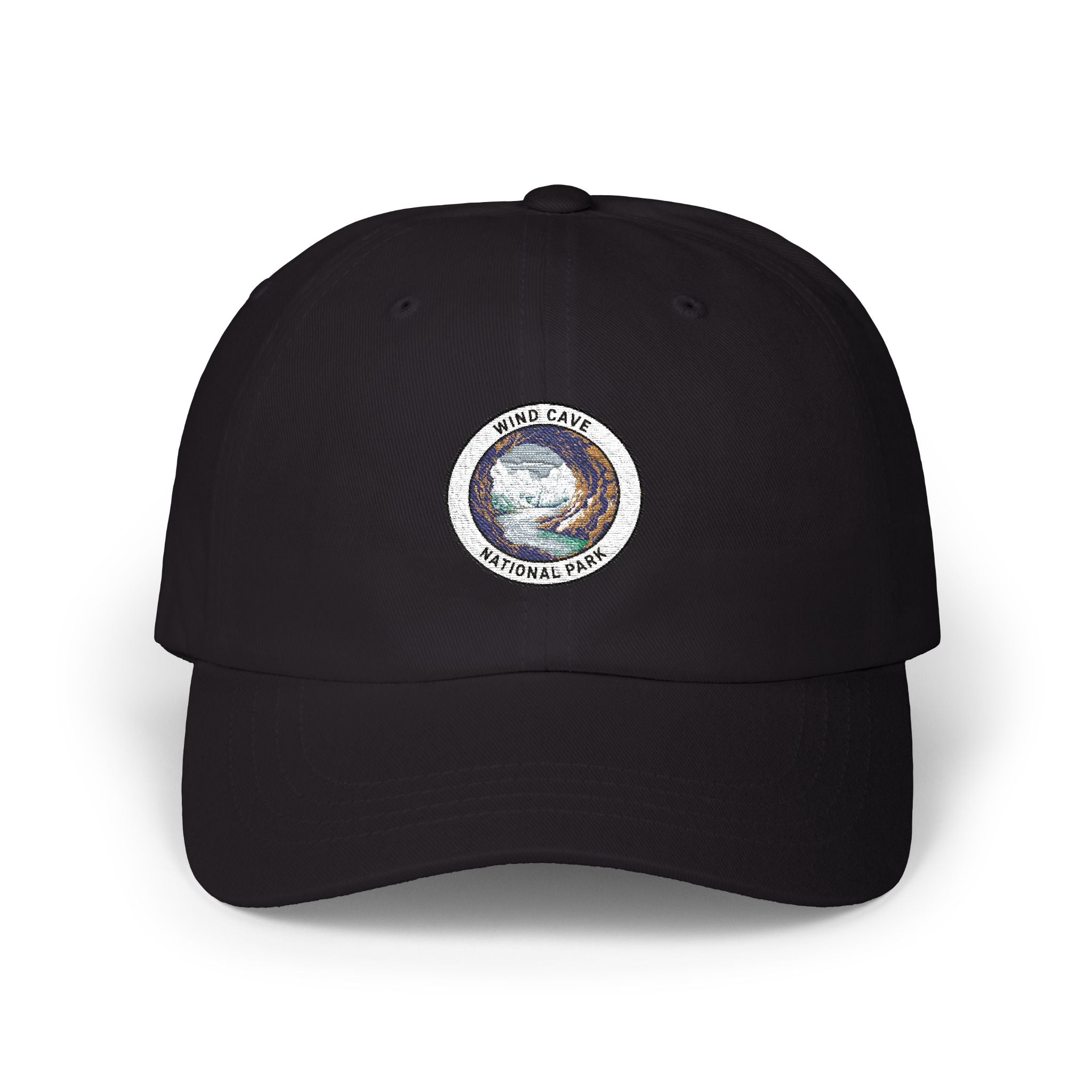 Vintage National Park Badge Dad Cap | Retro Earth Patch Hat