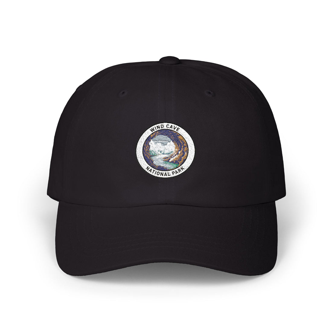 Vintage National Park Badge Dad Cap | Retro Earth Patch Hat