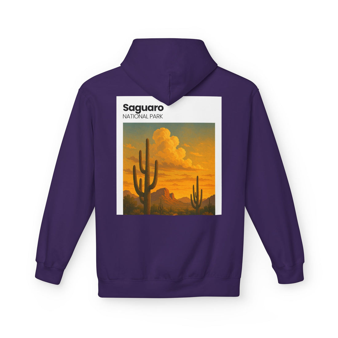 Saguaro National Park sunset cactus Hoodie | Desert landscape sweatshirt