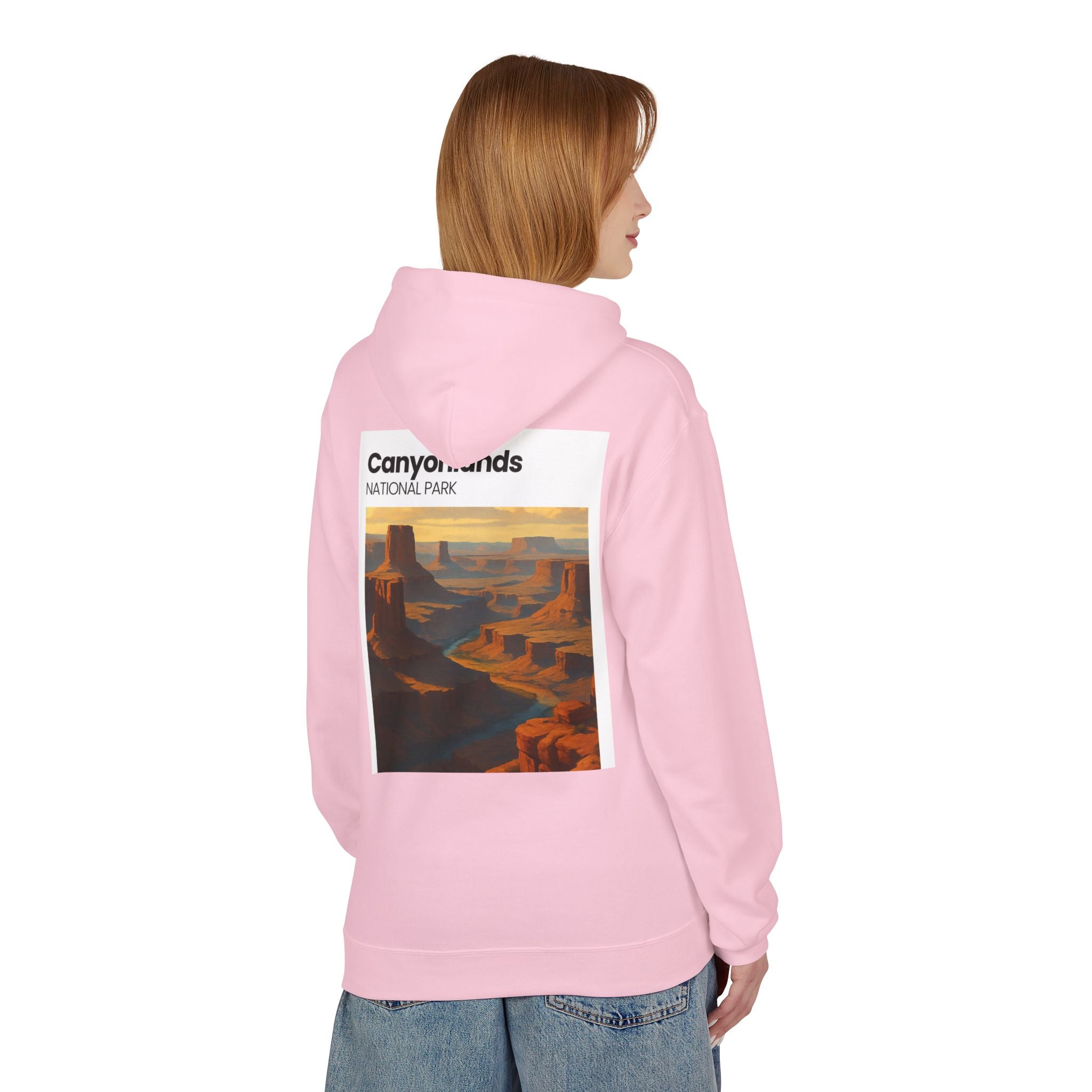 Canyonlands National Park landscape Hoodie | Retro desert canyon art