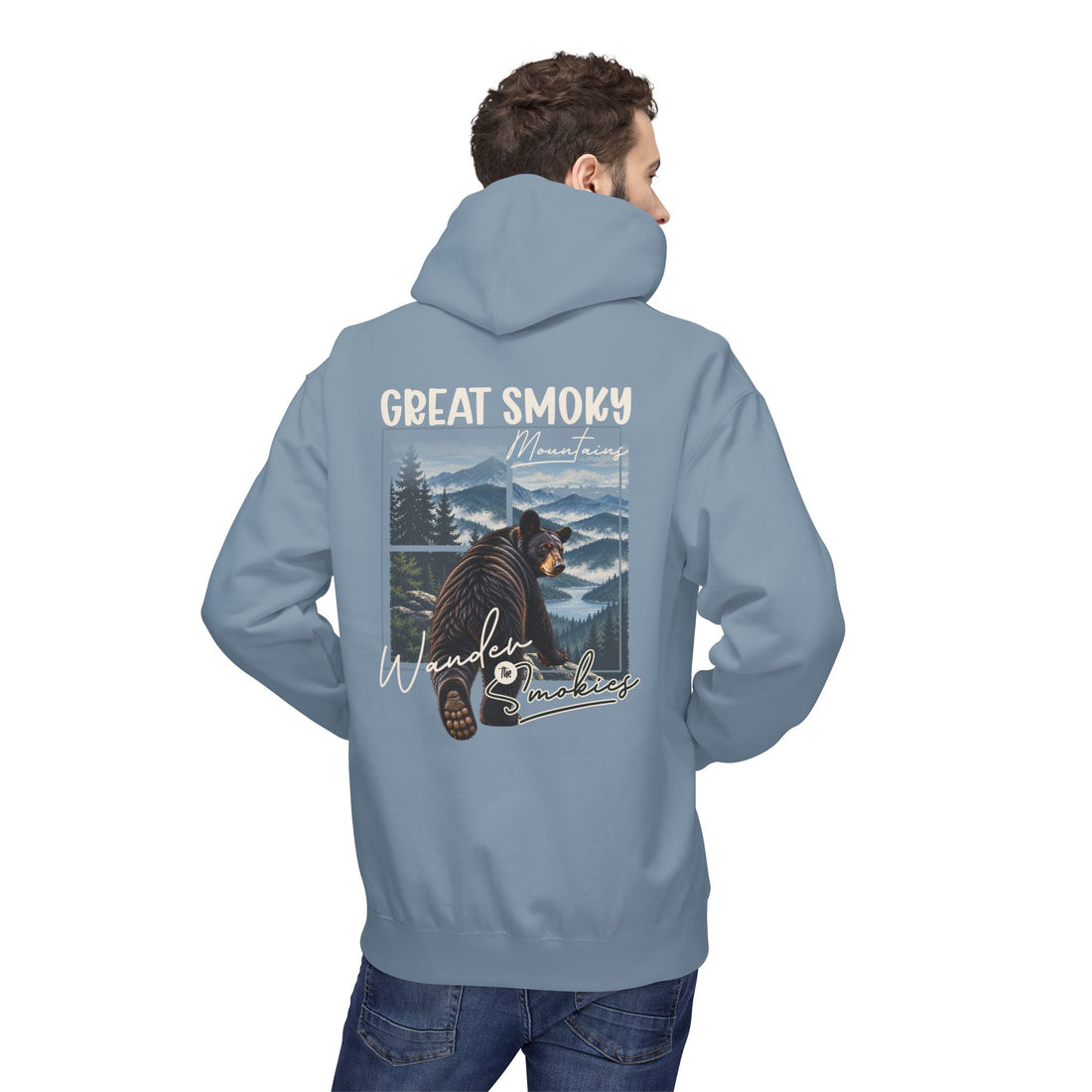 Great Smoky Mountains Black Bear Graphic  hoodie
