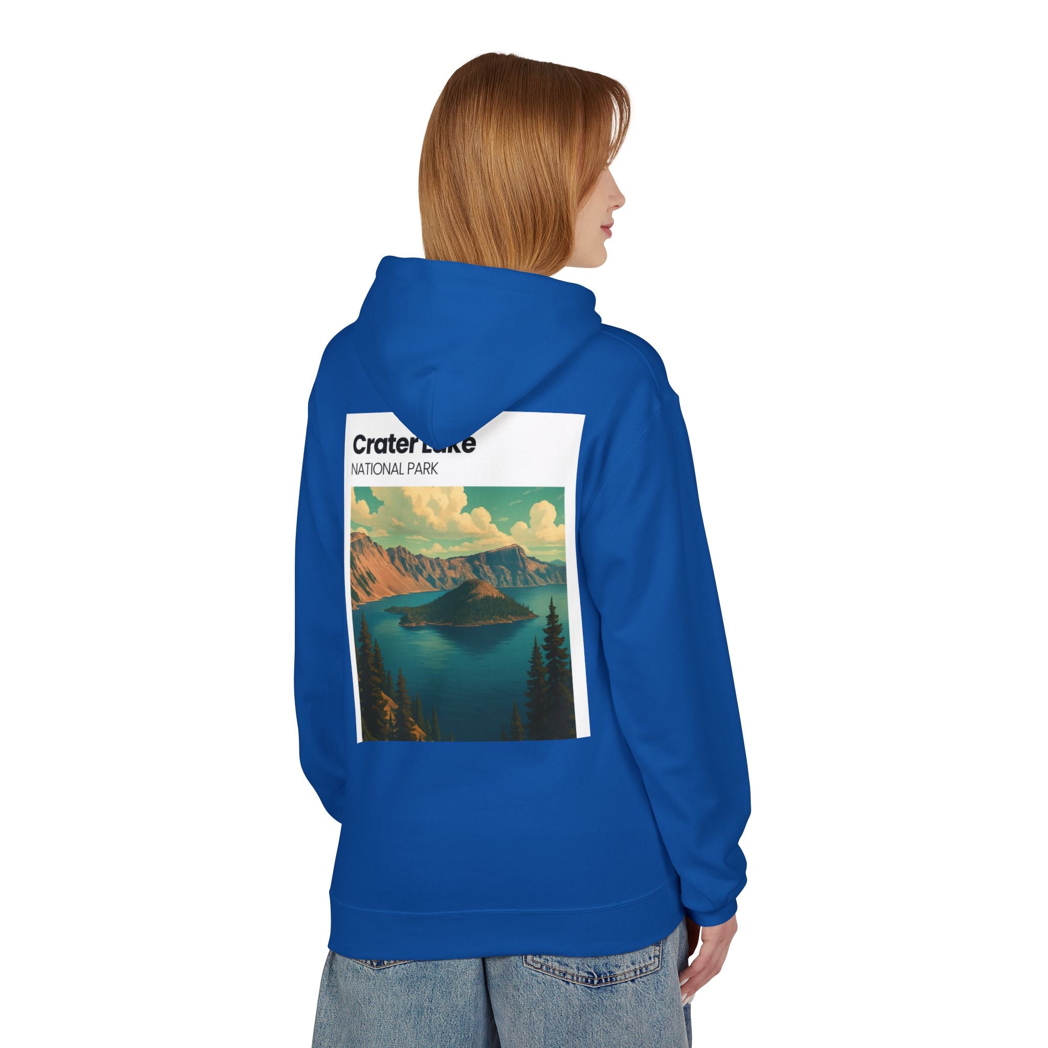 Crater Lake National Park Hoodie | Scenic Vintage Landscape