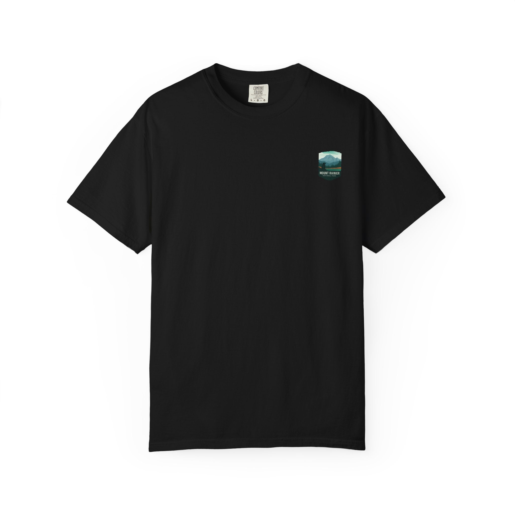 Mount Rainier National Park Poster T-Shirt | Vintage Landscape Graphic