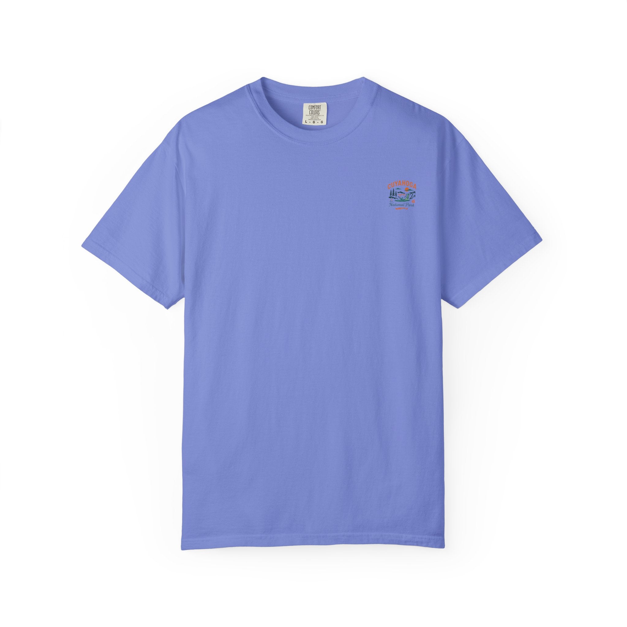 Cuyahoga Valley Waterfall Illustration T-Shirt | National Park Landscape