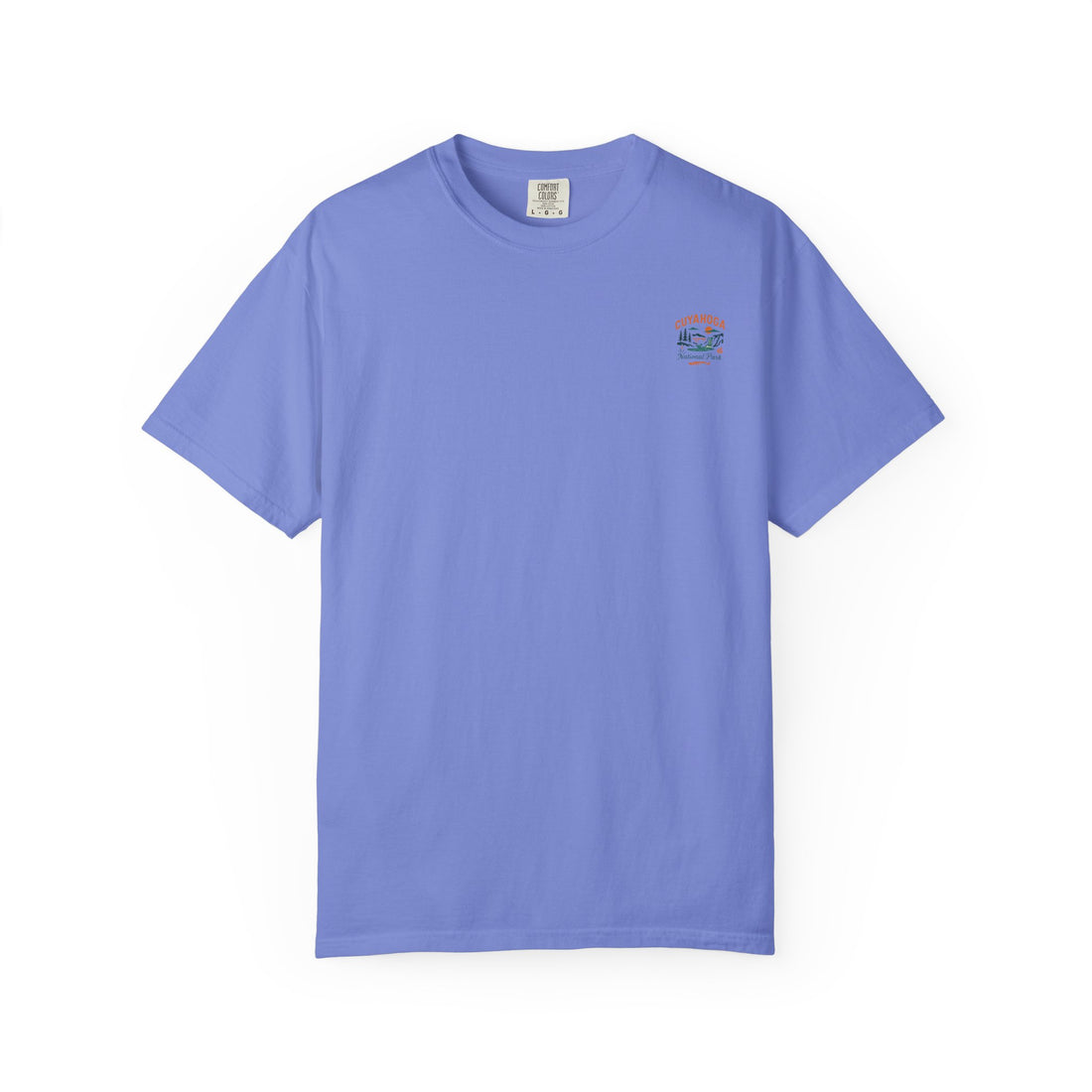 Cuyahoga Valley Waterfall Illustration T-Shirt | National Park Landscape