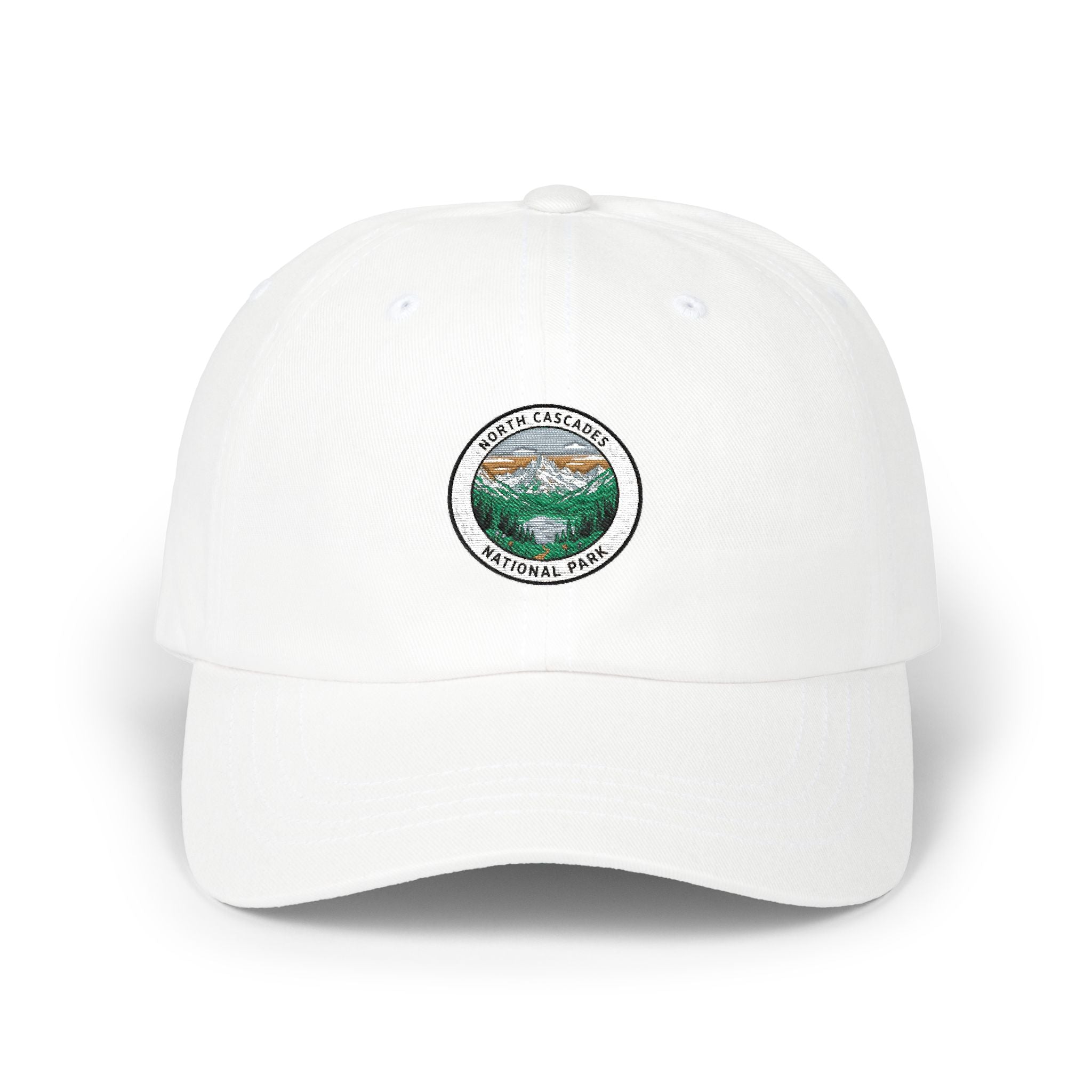 Mountain Forest Patch Cap | Outdoor Adventure Dad Hat