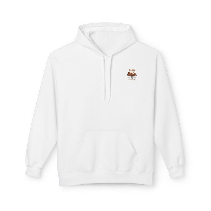 Zion National Park landscape Hoodie | Scenic Canyon Poster back print