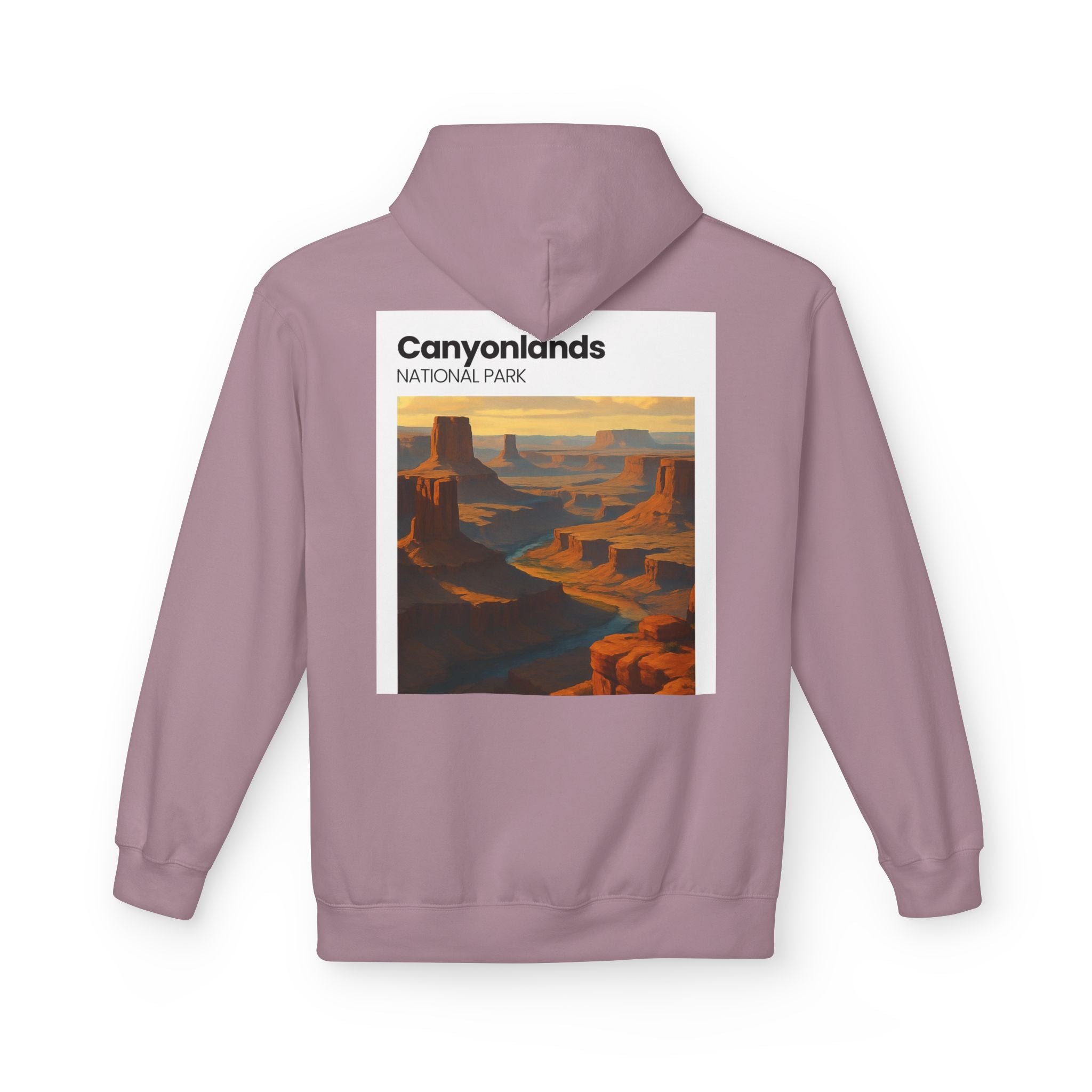 Canyonlands National Park landscape Hoodie | Retro desert canyon art
