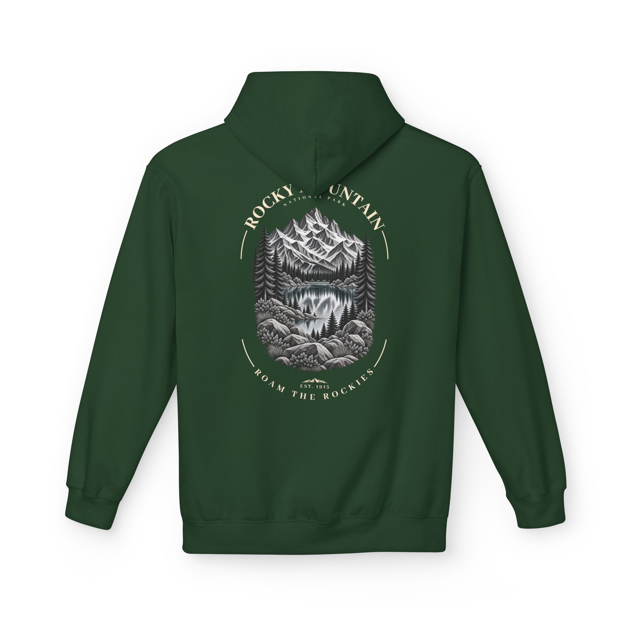 Rocky Mountain National Park Alpine Lake Graphic Hoodie