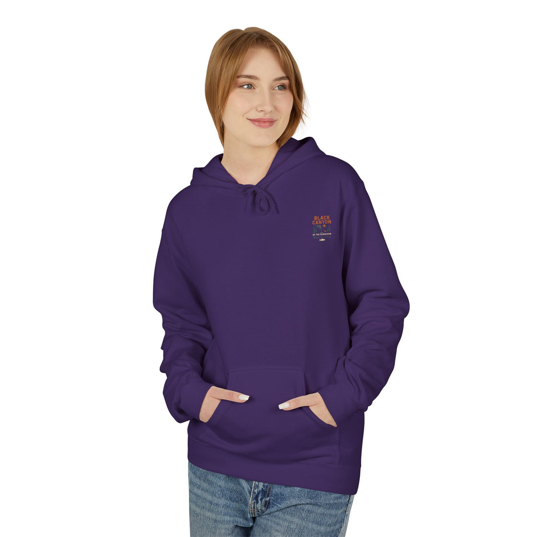 Black Canyon National Park Hoodie | Vintage Canyon Sunset Illustration