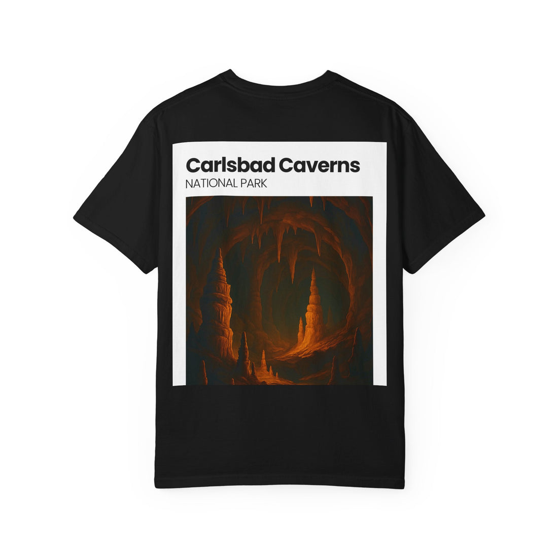 Carlsbad Caverns National Park Cave Art T-Shirt | Stalactite Stalagmite Print