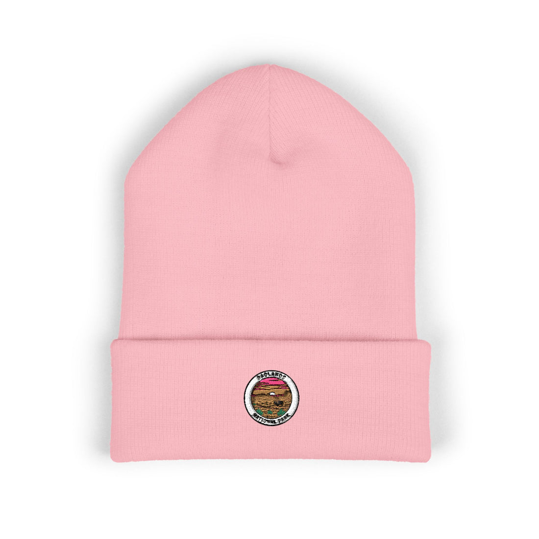 Smiling Pancake Stack beanie | Embroidered cuffed beanie