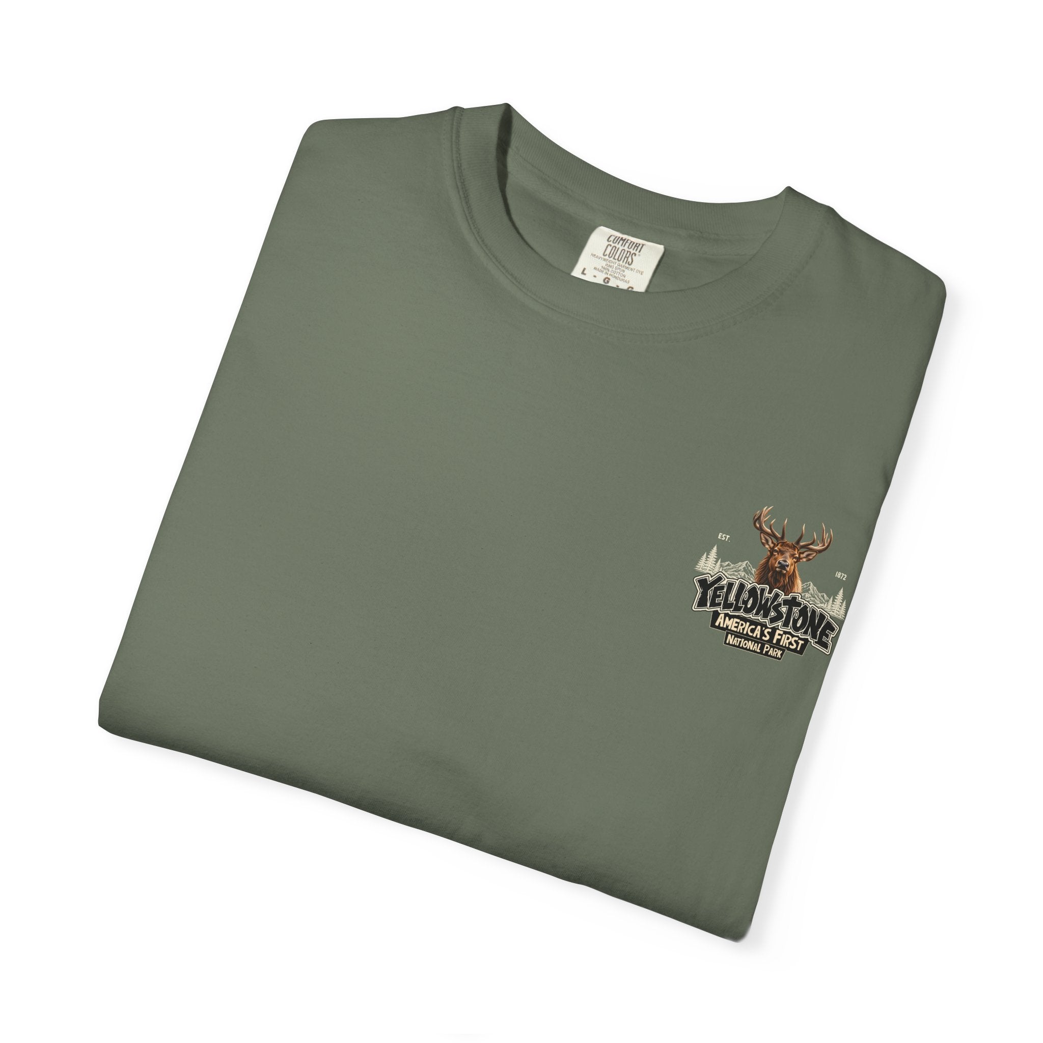 Yellowstone Elk – Where the Wild Still Roams T-Shirt Model1