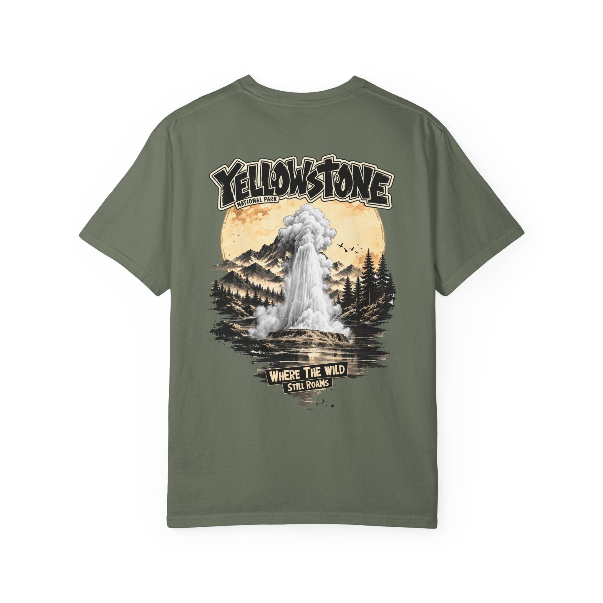 Yellowstone Old Faithful – Where the Wild Still Roams T-Shirt