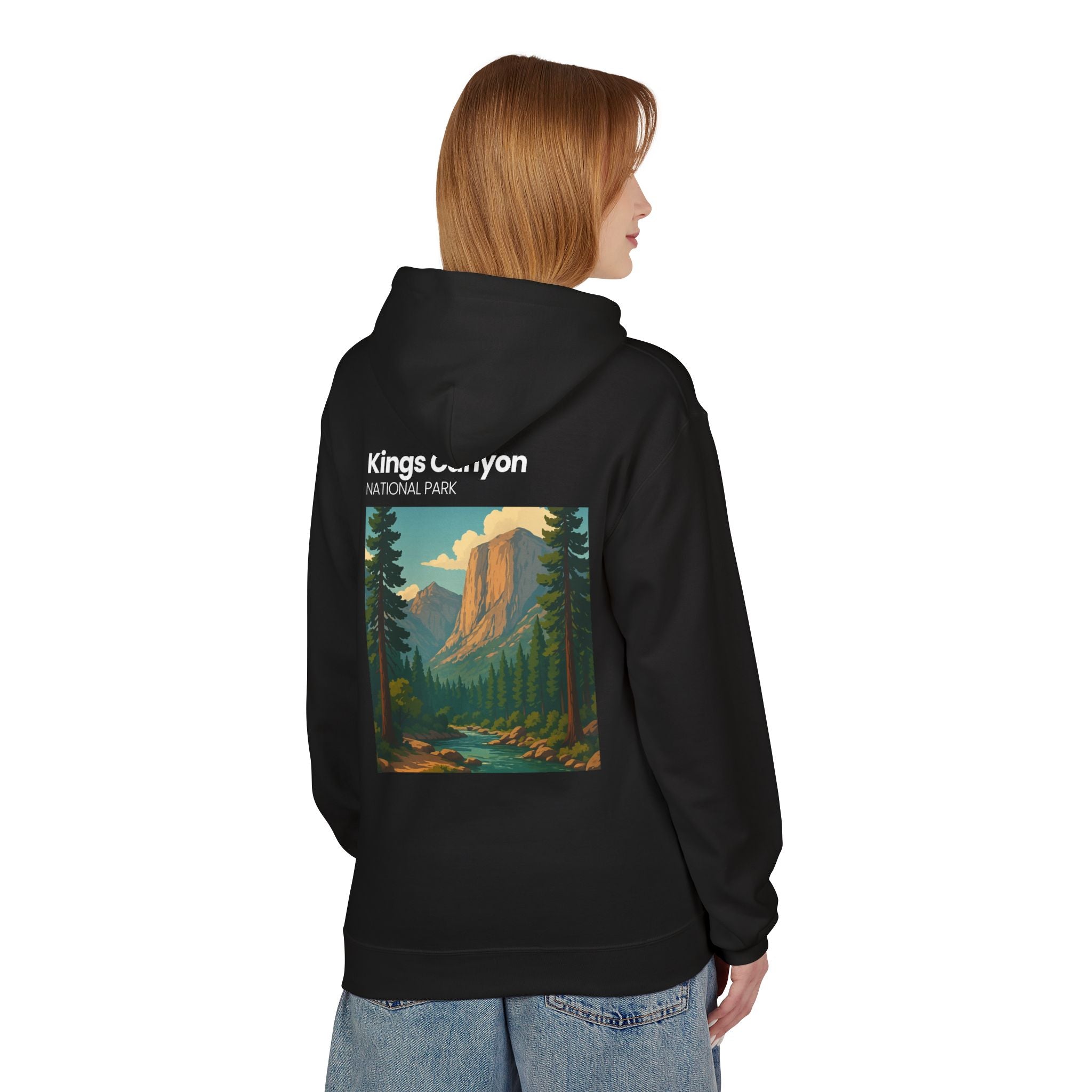 Kings Canyon National Park Hoodie | Vintage Landscape Graphic