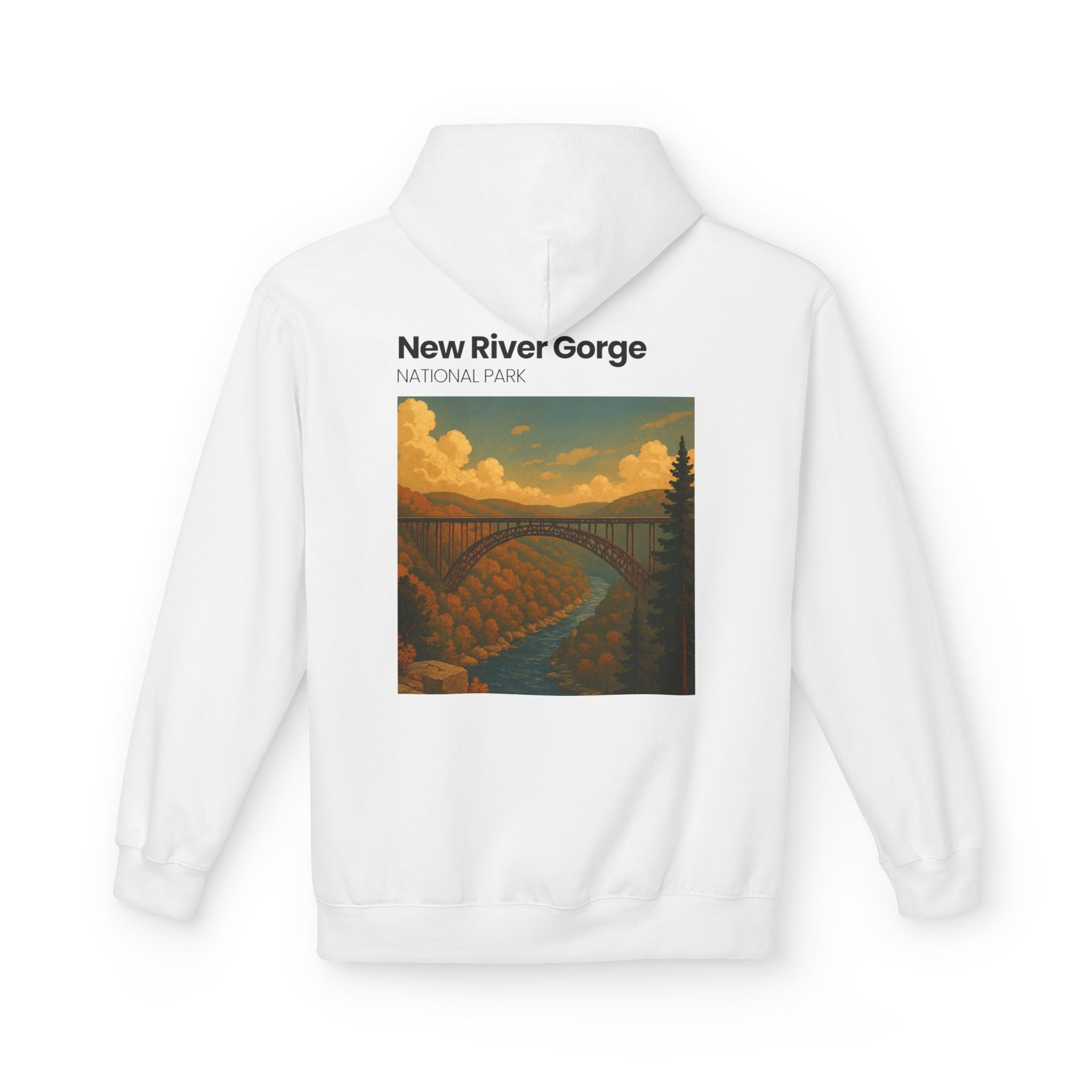 New River Gorge National Park hoodie | Scenic Bridge Landscape Pullover