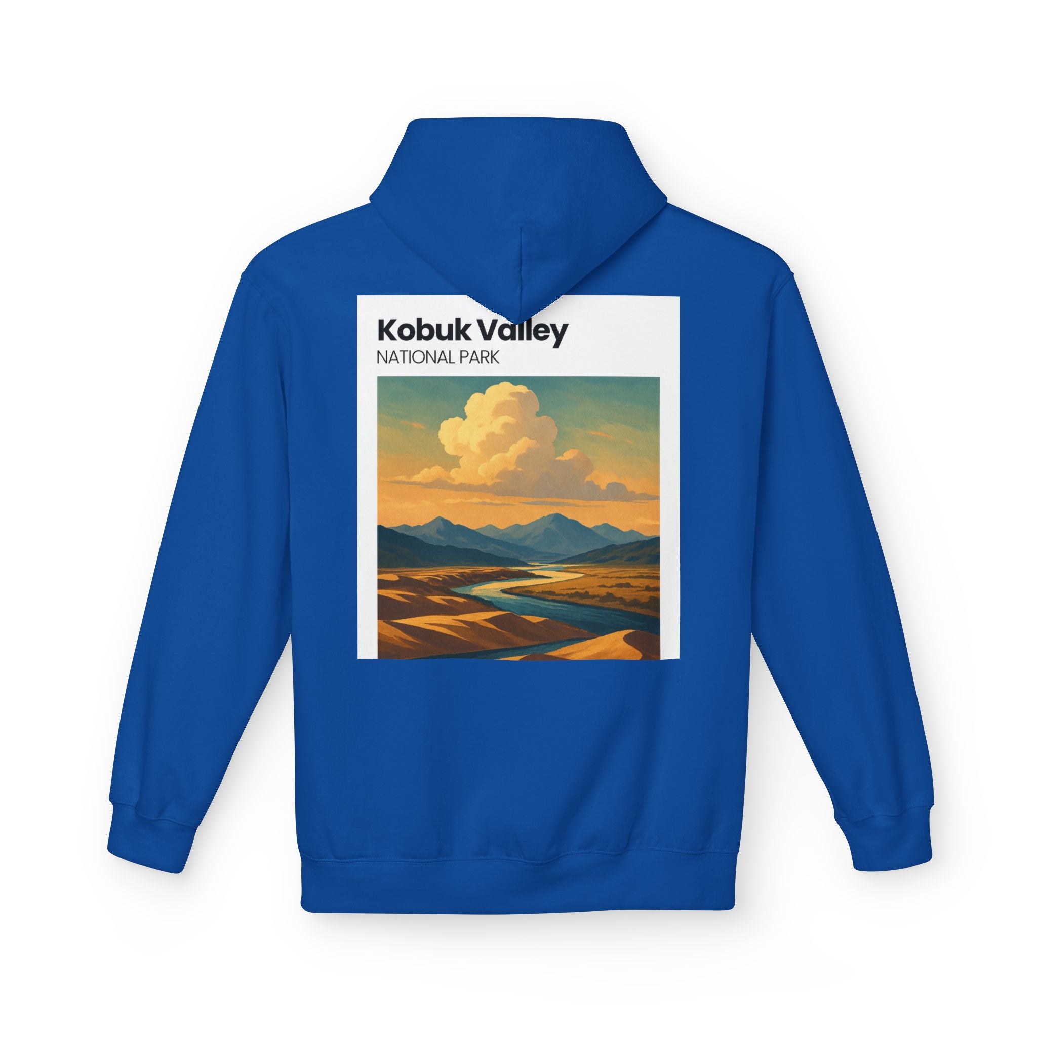 Kobuk Valley National Park landscape Hoodie | Vintage travel poster style