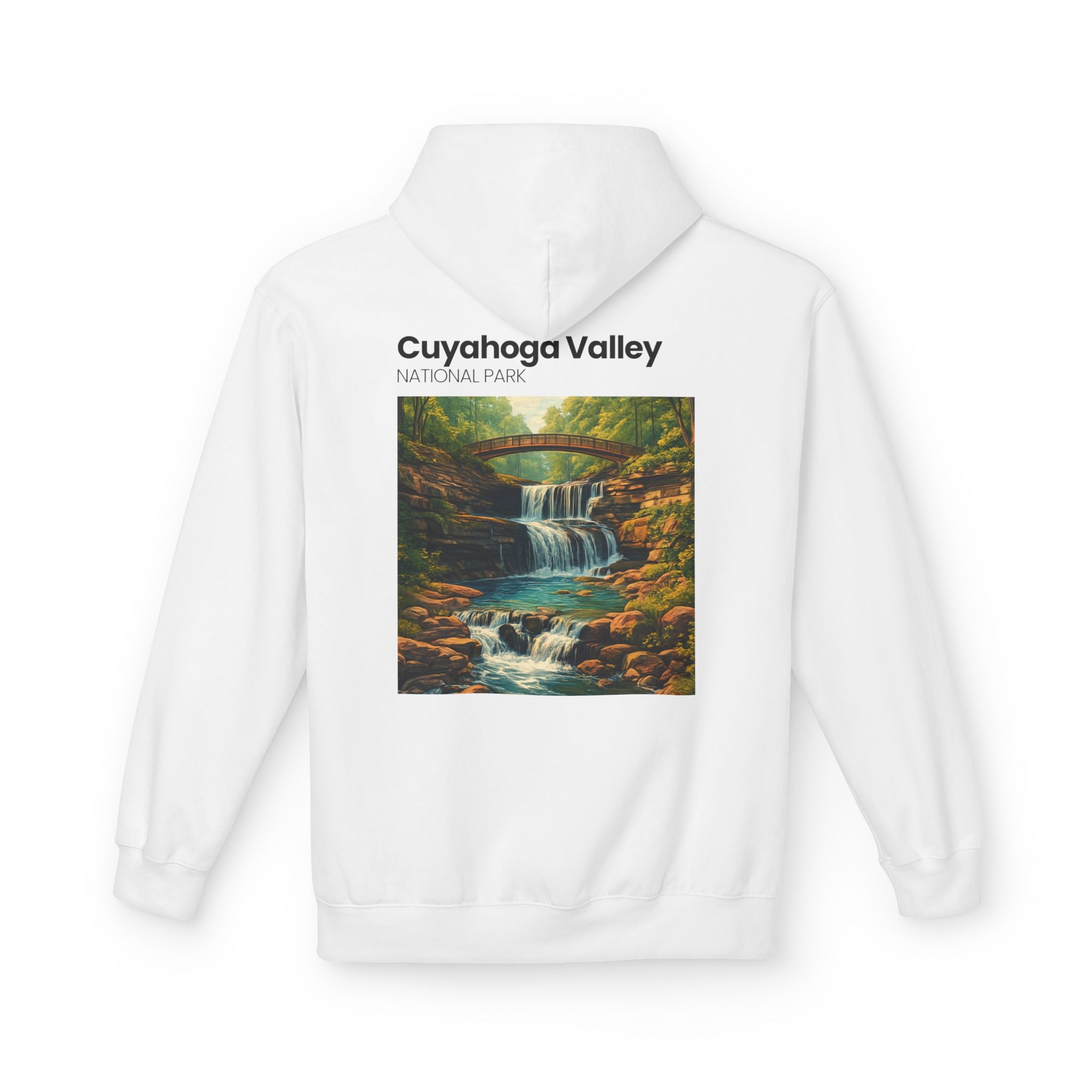 Cuyahoga Valley Waterfall Hoodie | National Park Nature Sweatshirt