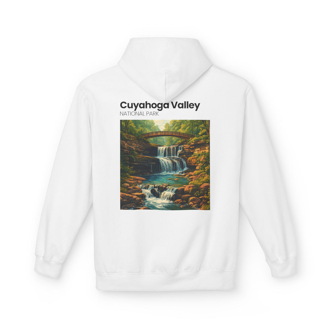 Cuyahoga Valley Waterfall Hoodie | National Park Nature Sweatshirt