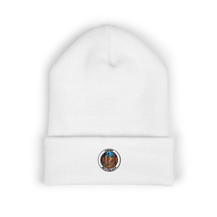 Colorful Dog Portrait Beanie | Embroidered Cuffed Beanie
