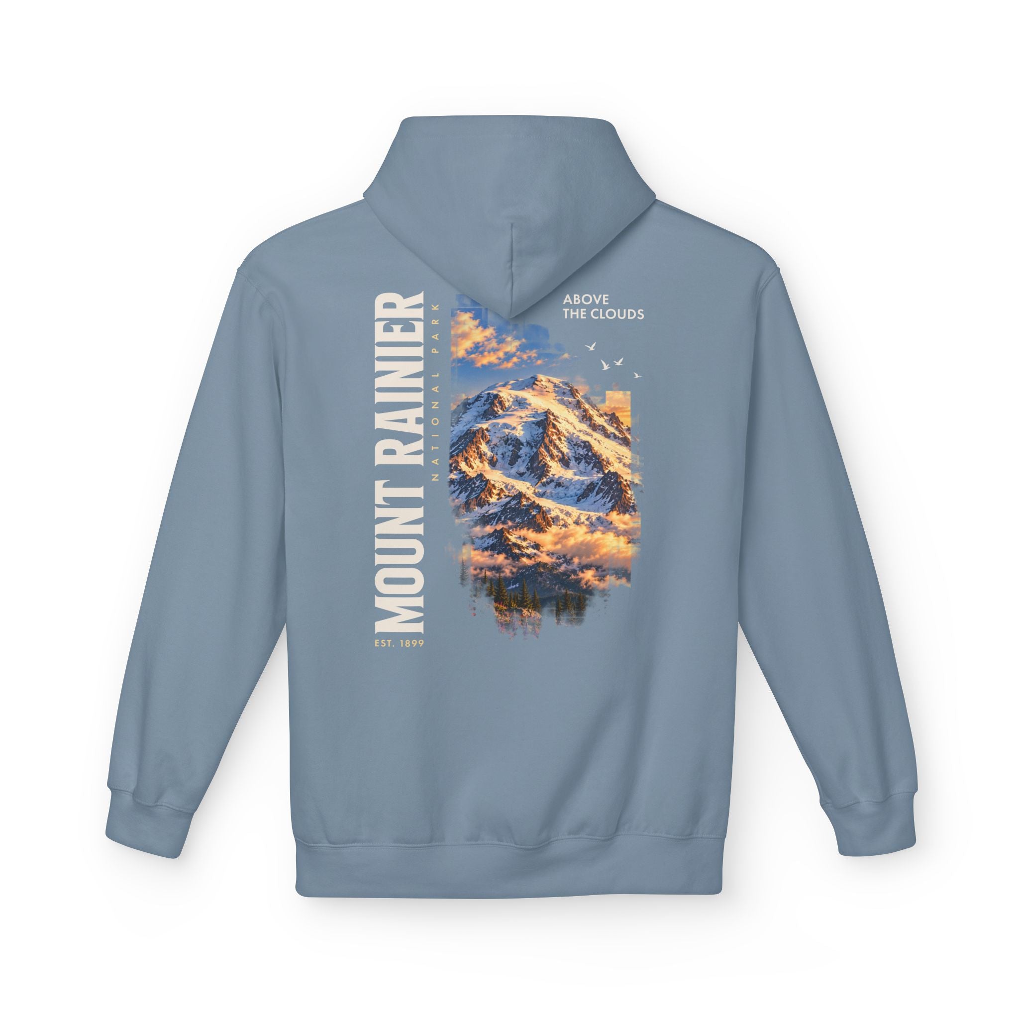 Mount Rainier National Park – Rainier Peak Graphic Hoodie