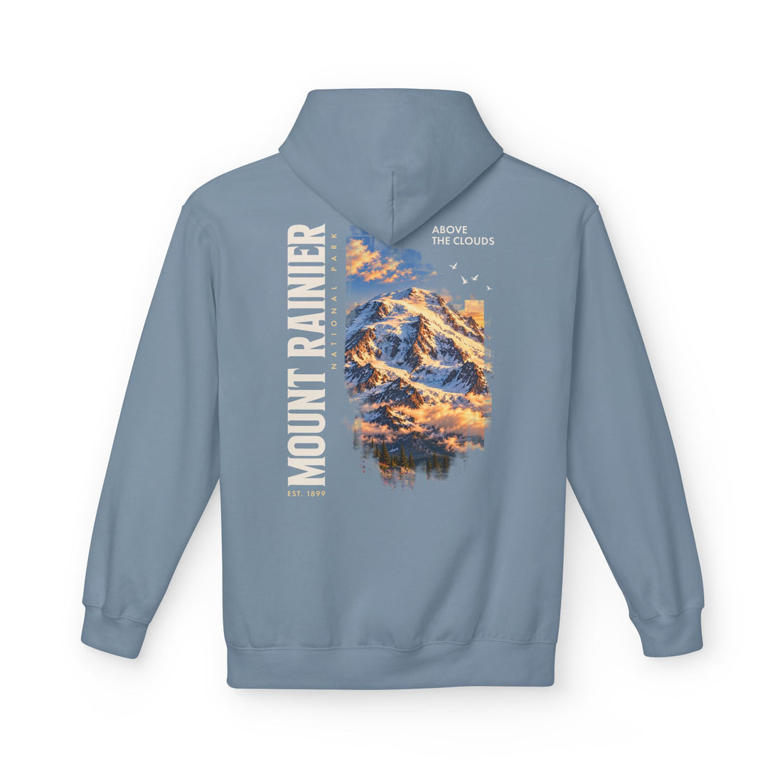 Mount Rainier National Park – Rainier Peak Graphic Hoodie